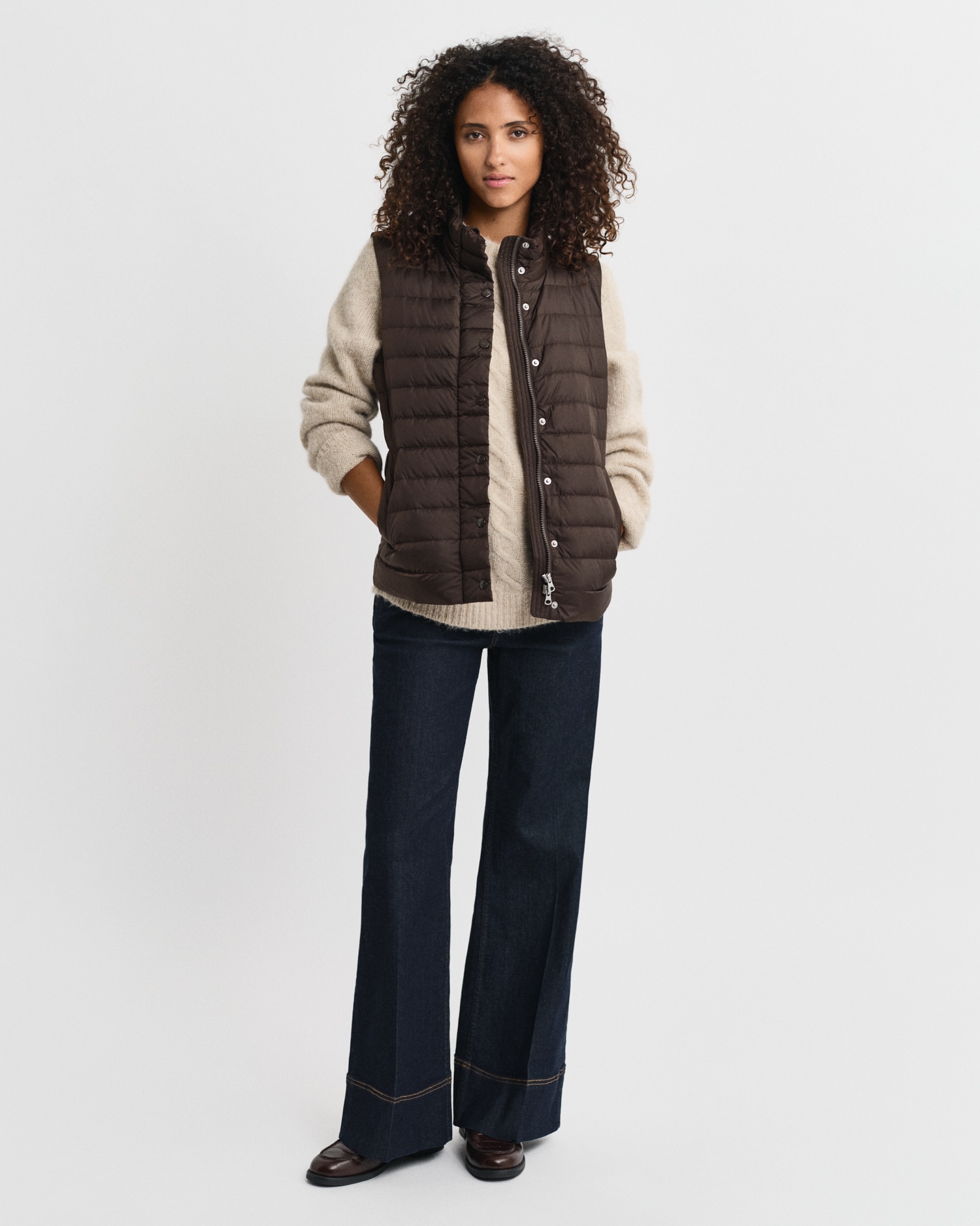 Gant Steppweste »LIGHT DOWN VEST« Regular fit mit Stehkragen