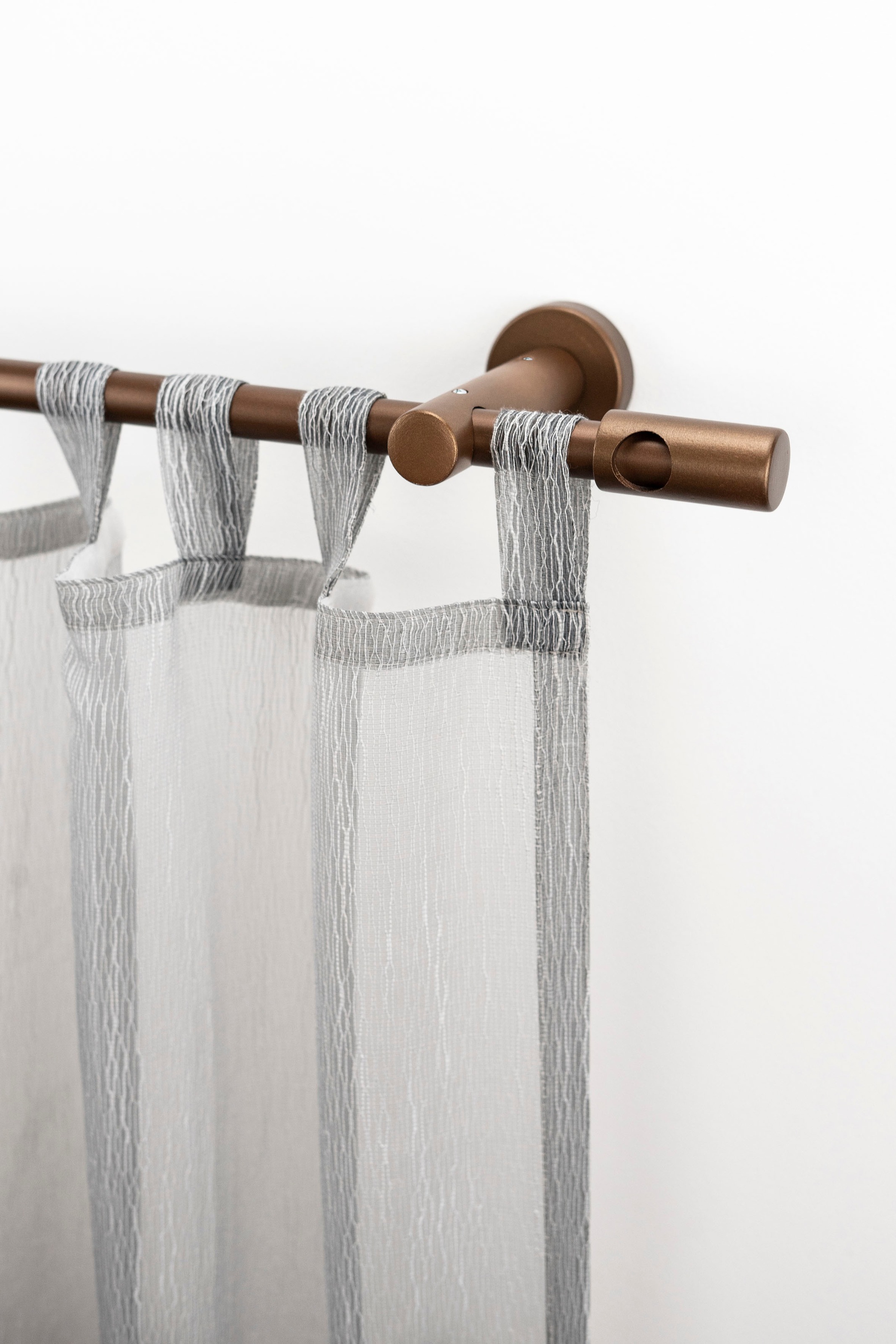 GARESA Gardinenstange "PANDRI" Ø 20 mm 1 läufig-läufig Wunschmaßlänge Vorha günstig online kaufen