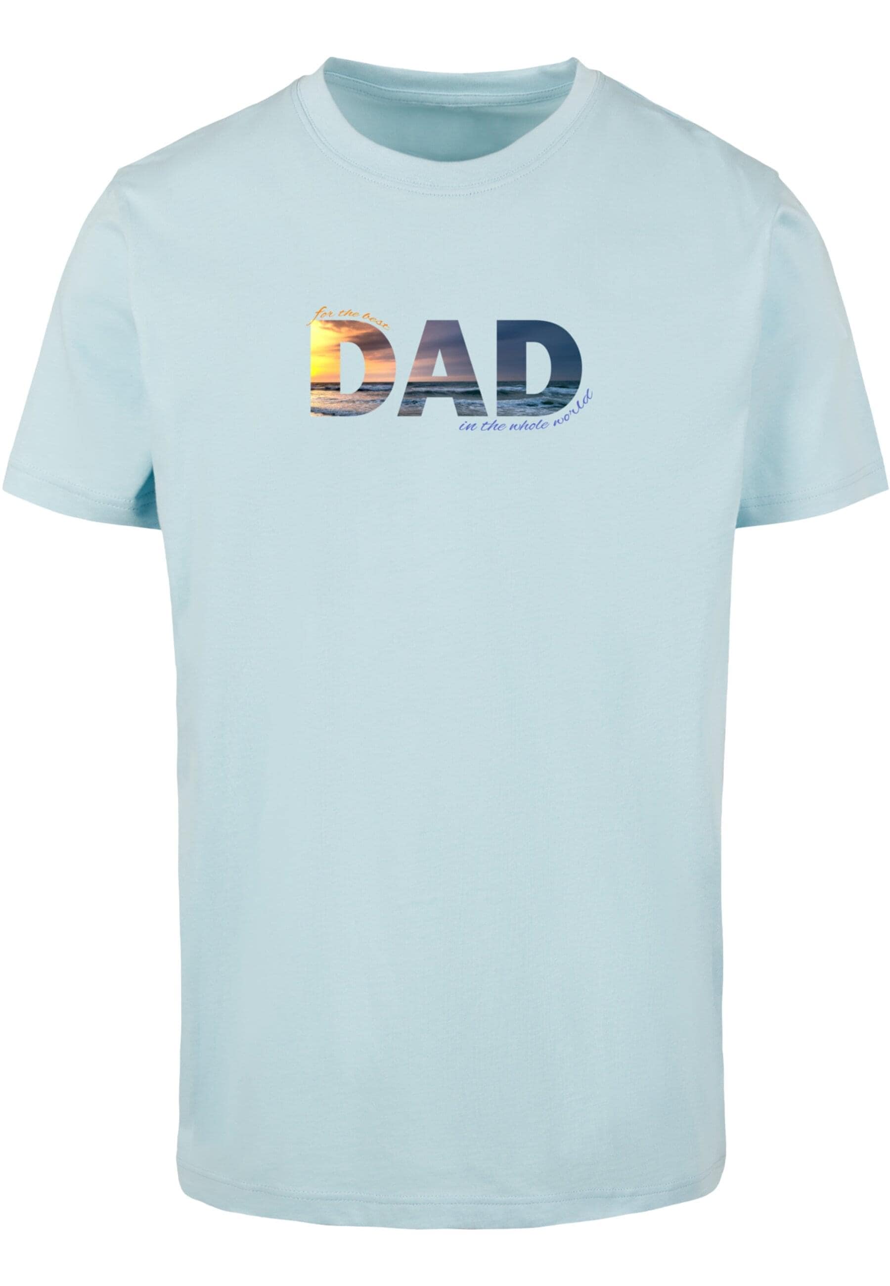 T-Shirt »Merchcode Herren For The Best Dad T-Shirt Round Neck«, (1 tlg.)