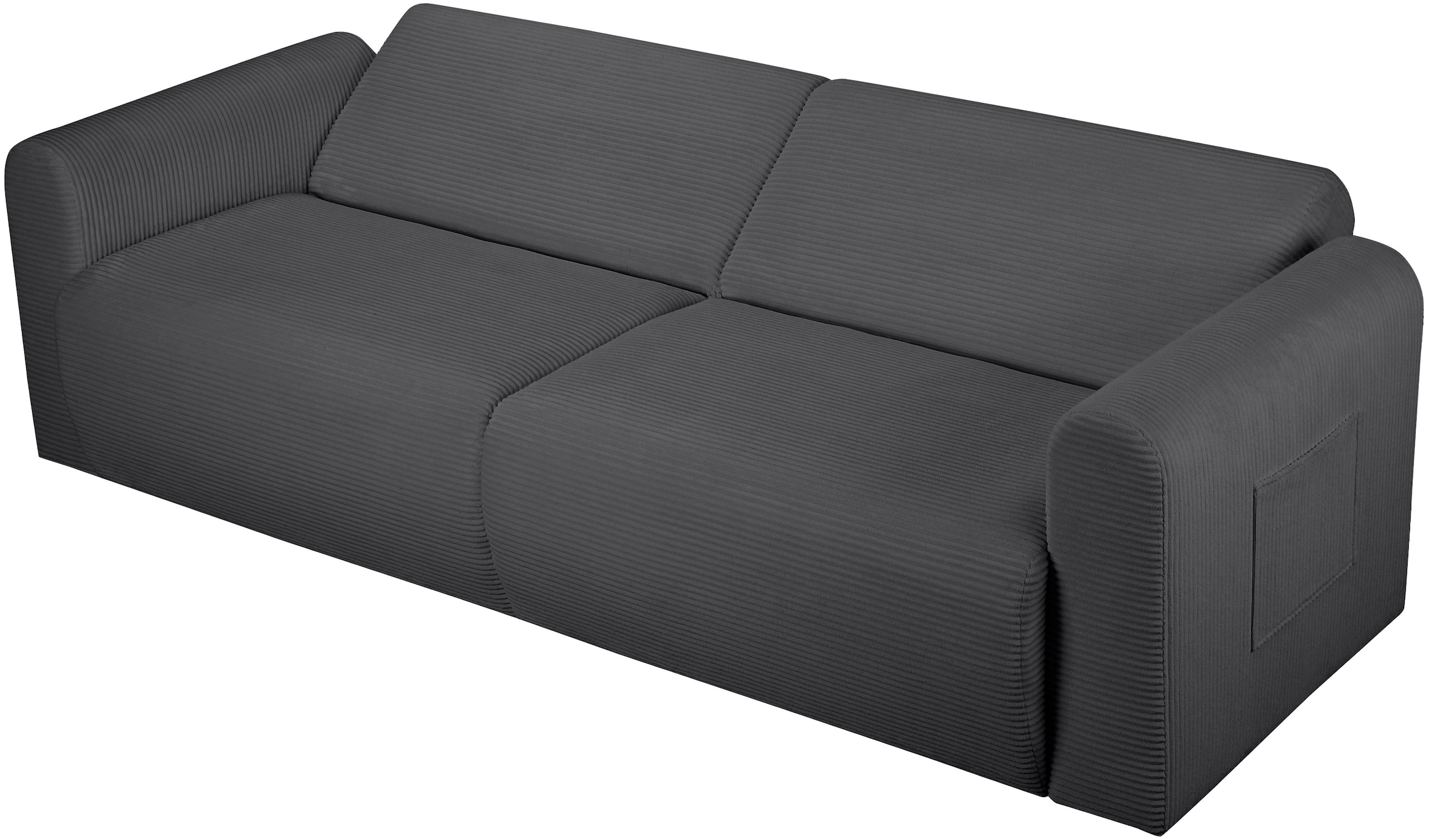 OTTO home 3-Sitzer »JONAA Schlafsofa 225 cm« Liegefläche 105/187 cm, softer Cord-Bezug
