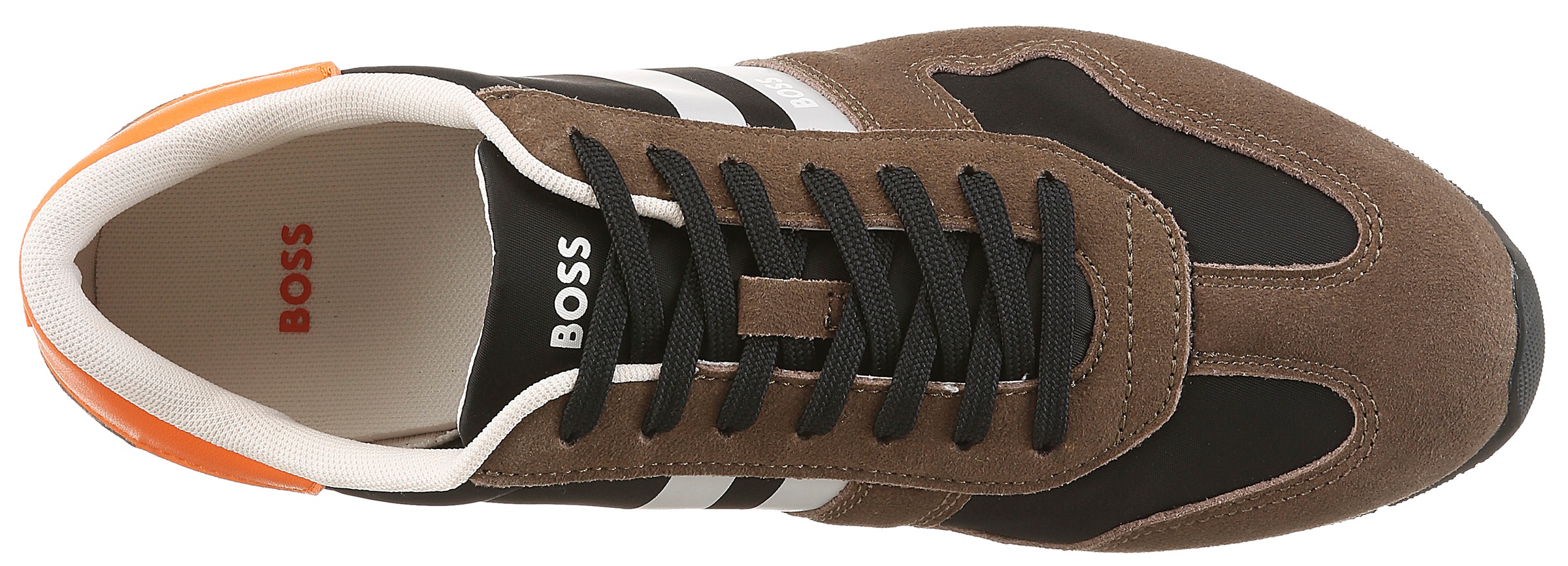 BOSS ORANGE Sneaker »Levon_Runn_«  Freizeitschuh, Halbschuh, Schnürschuh mit Kontrastbesätzen