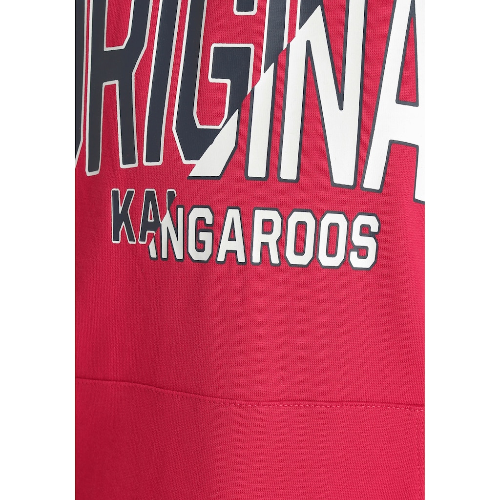 KangaROOS Kapuzensweatshirt »mit Streifen an den Ärmeln«