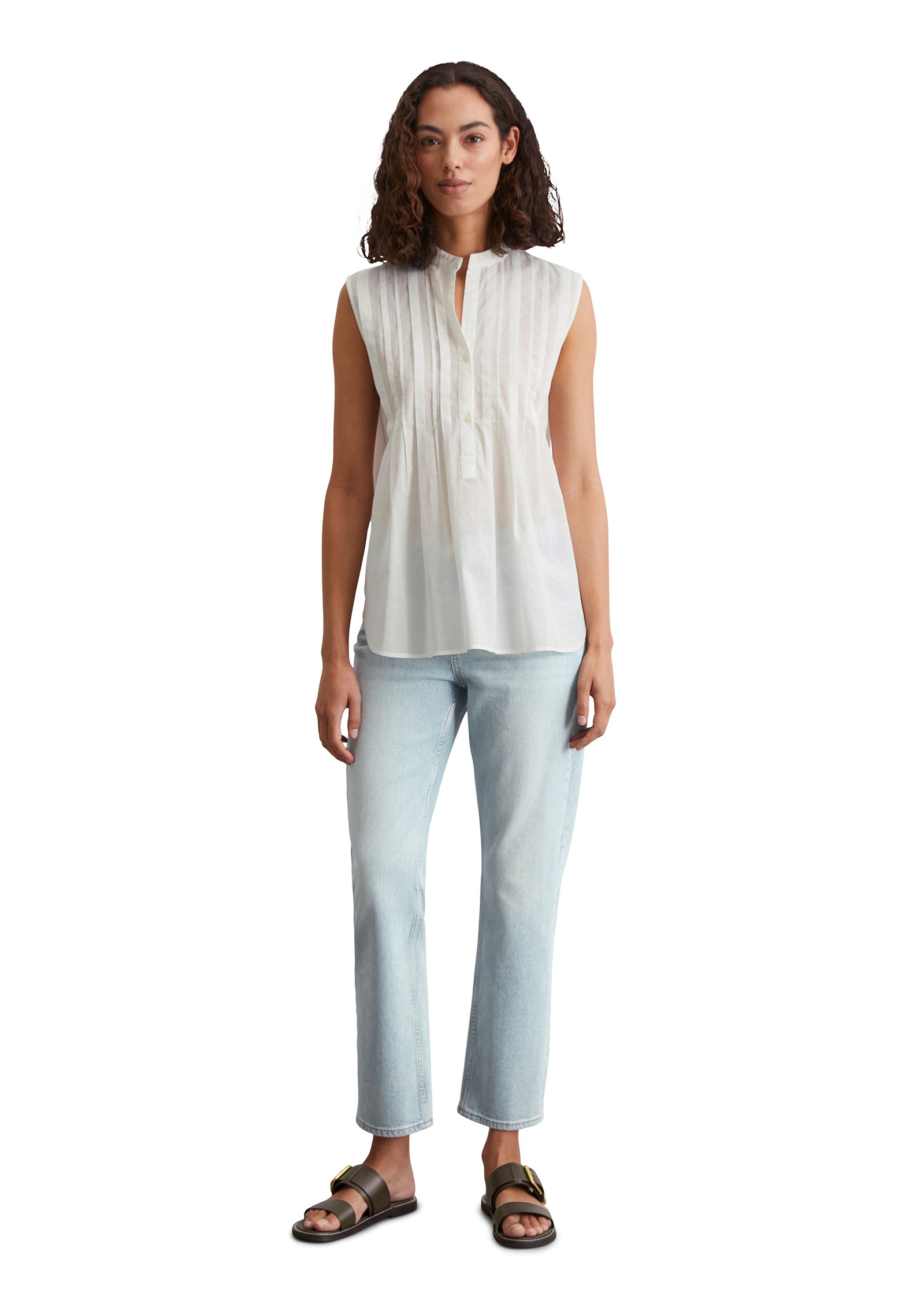 Marc O'Polo Blusentop »aus Silky-Touch-Baumwoll-Voile«