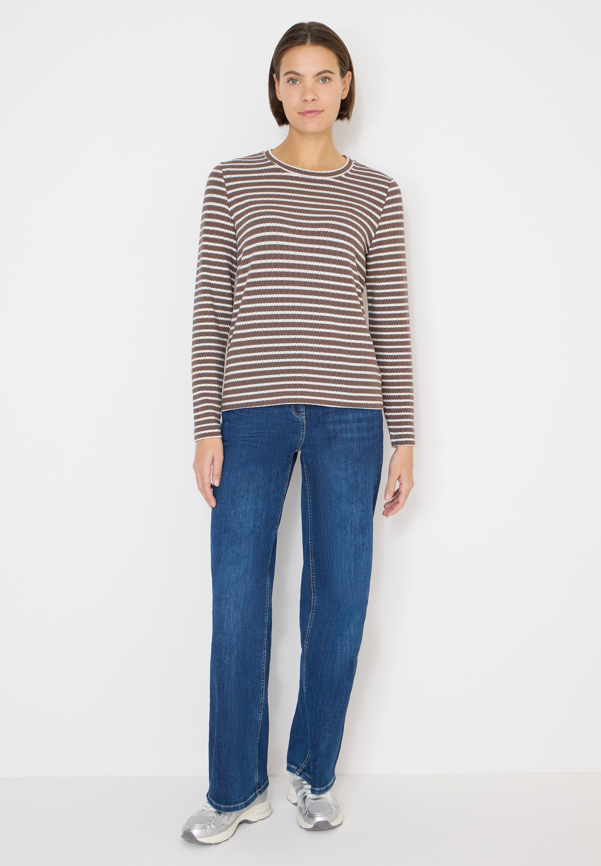 Cecil Langarmshirt im Streifen-Design