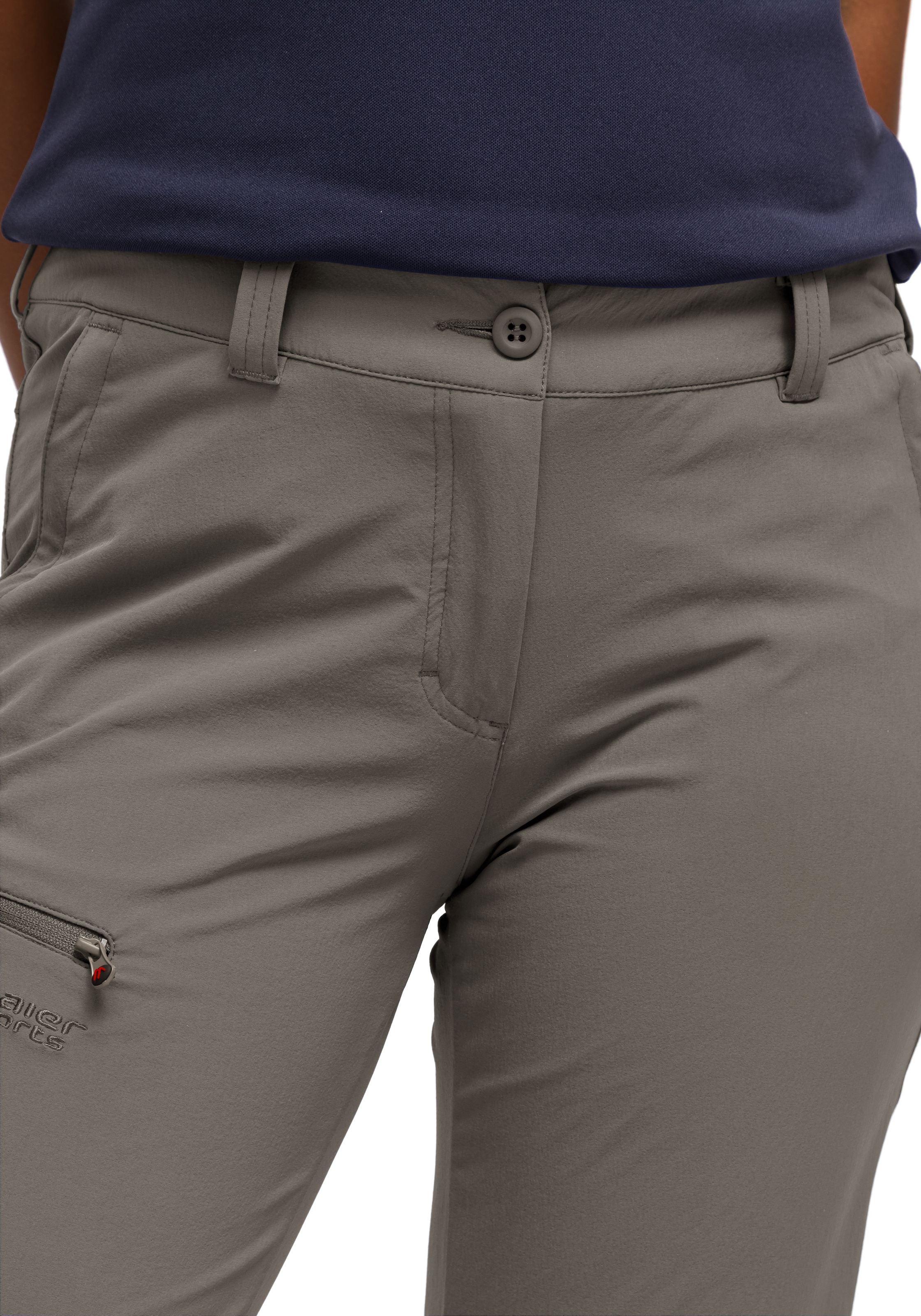 Maier Sports Funktionshose »Inara slim«, Herren Wanderhose, atmungsaktive Outdoor-Hose, 4 Taschen, Slim Fit