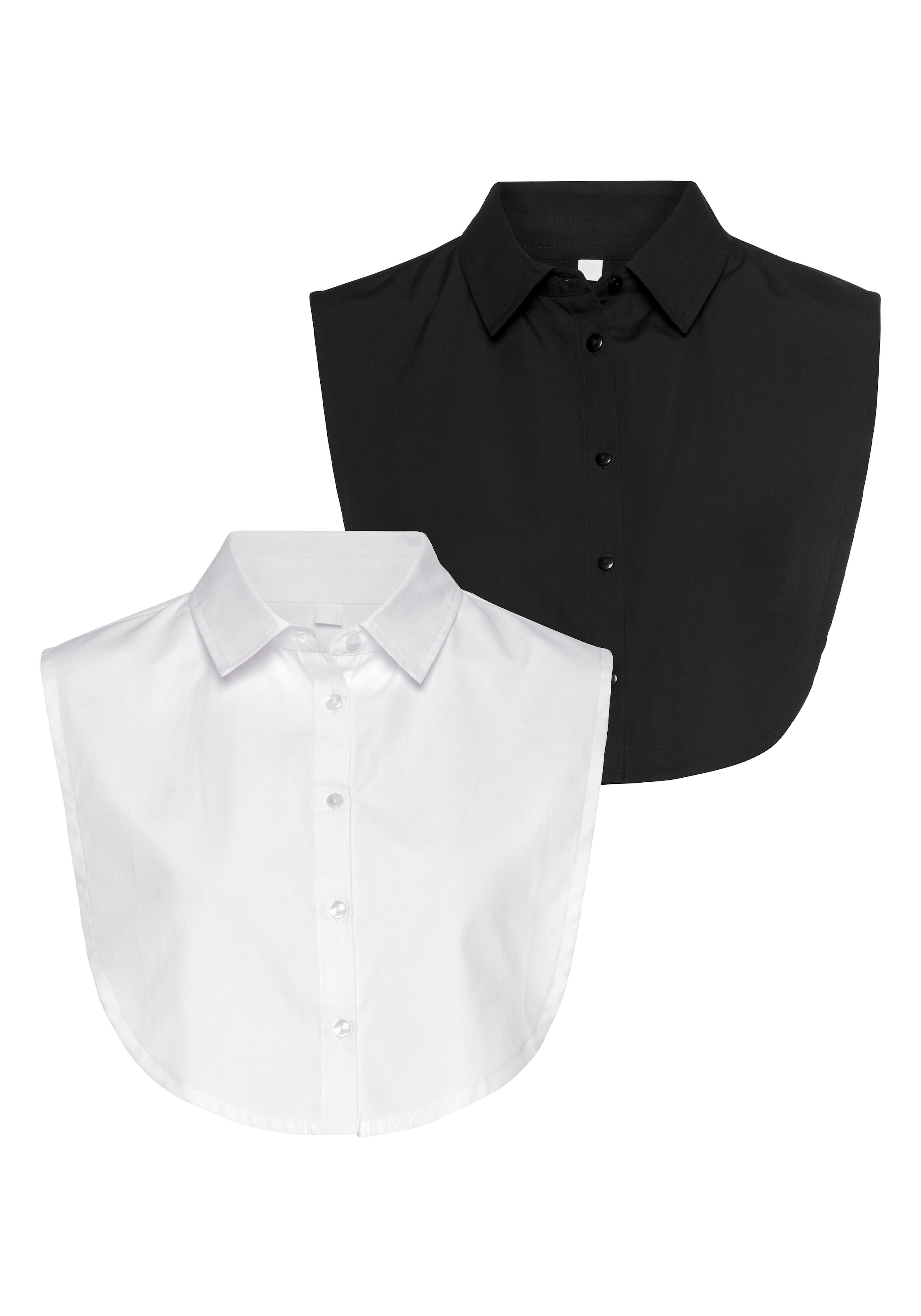 Vivance im Doppelpack, Blusenkragen, klassischer Bluseneinsatz, Einsteckkra günstig online kaufen