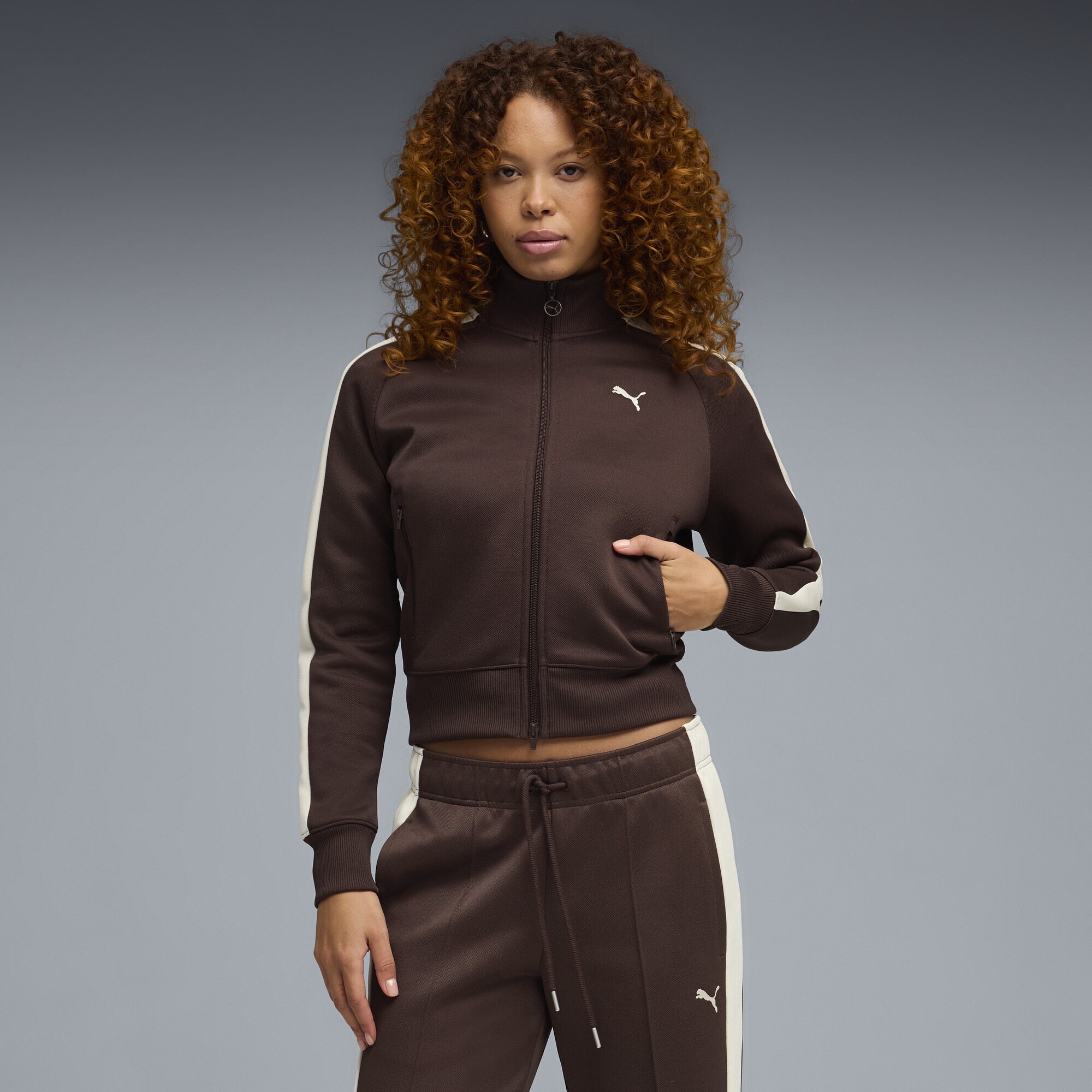 PUMA Trainingsjacke »T7 ALWAYS ON Kurze Trainingsjacke Damen«