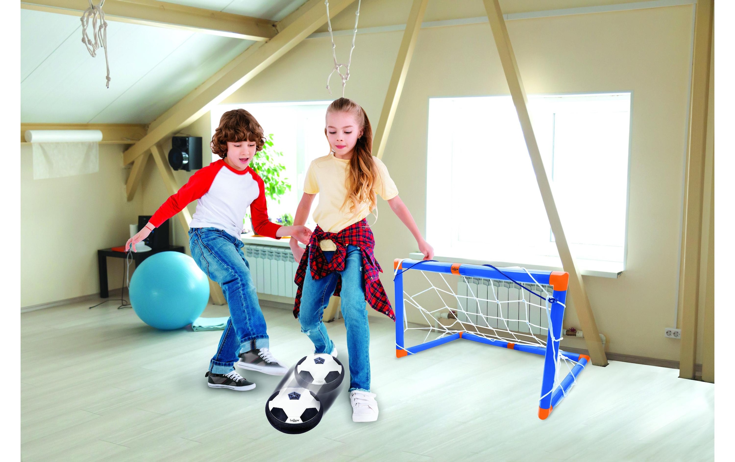 Lexibook® Fußballtor »AeroFoot« Schwebende Fussballscheibe auf Luftkissen