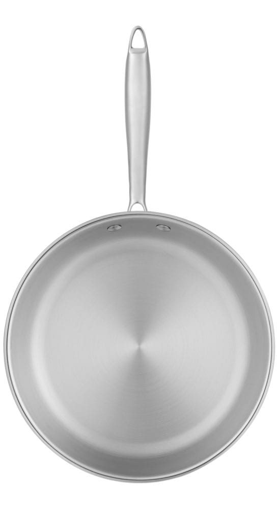RESTO Kitchenware Bratpfanne »Crater Pfanne aus Tri-Ply (Edelstahl + Aluminium + Edelstahl) ofenfest« Edelstahl 18/10 1 Stk. tlg. Energieeinsparung 25% durch die dreilagige Basis