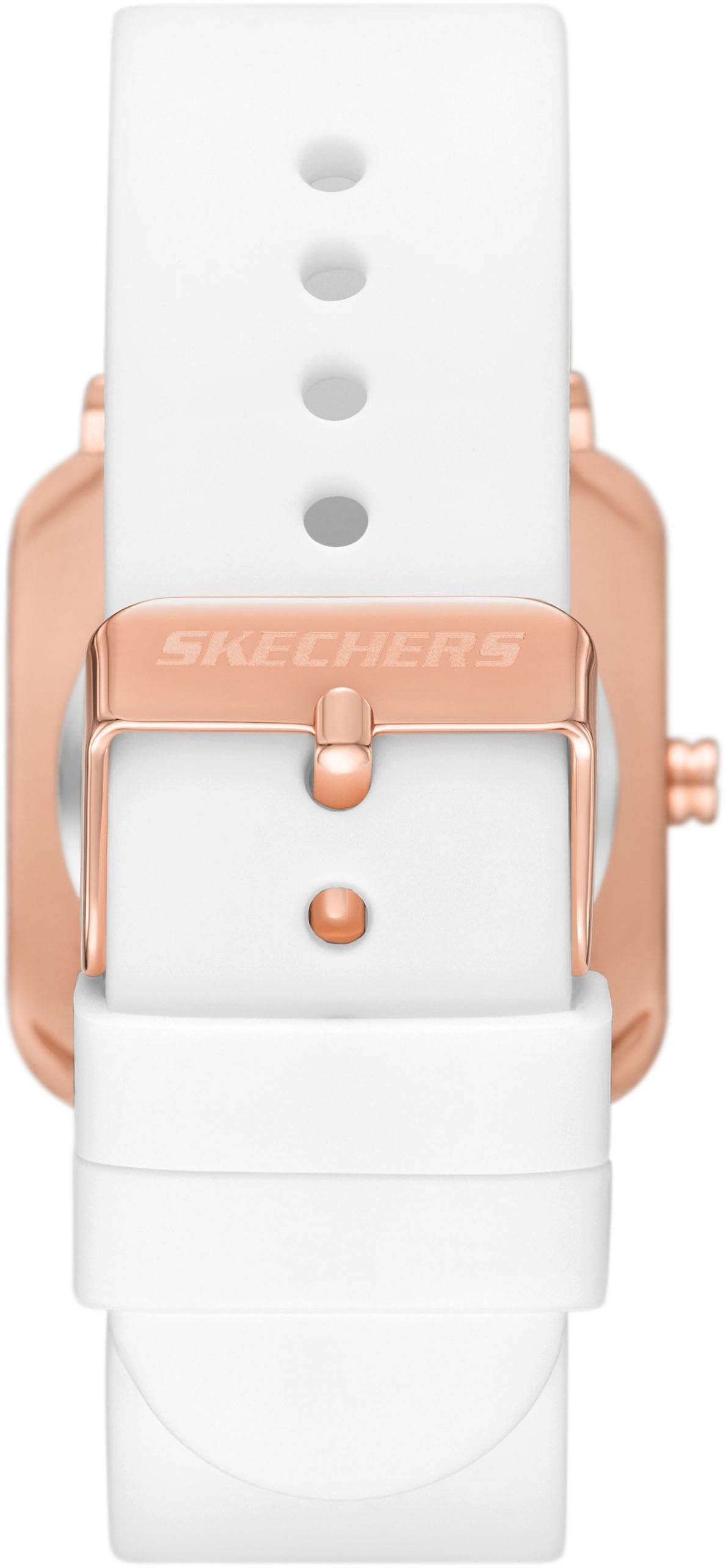 Skechers Quarzuhr »CALABAR«, Armbanduhr, Damenuhr, Silikonarmband, analog