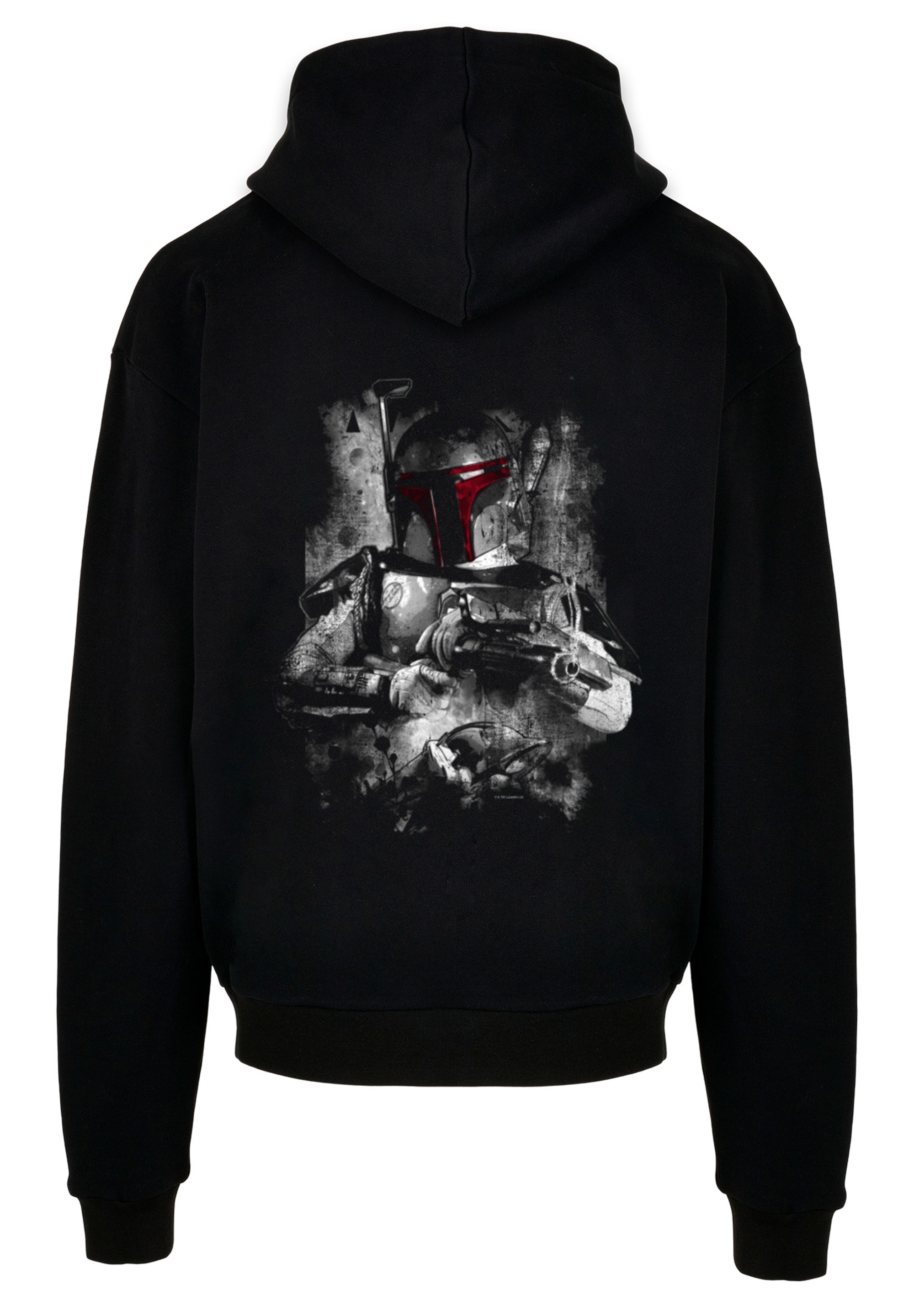 F4NT4STIC Kapuzenpullover »Star Wars Boba Fett Distressed«, Print