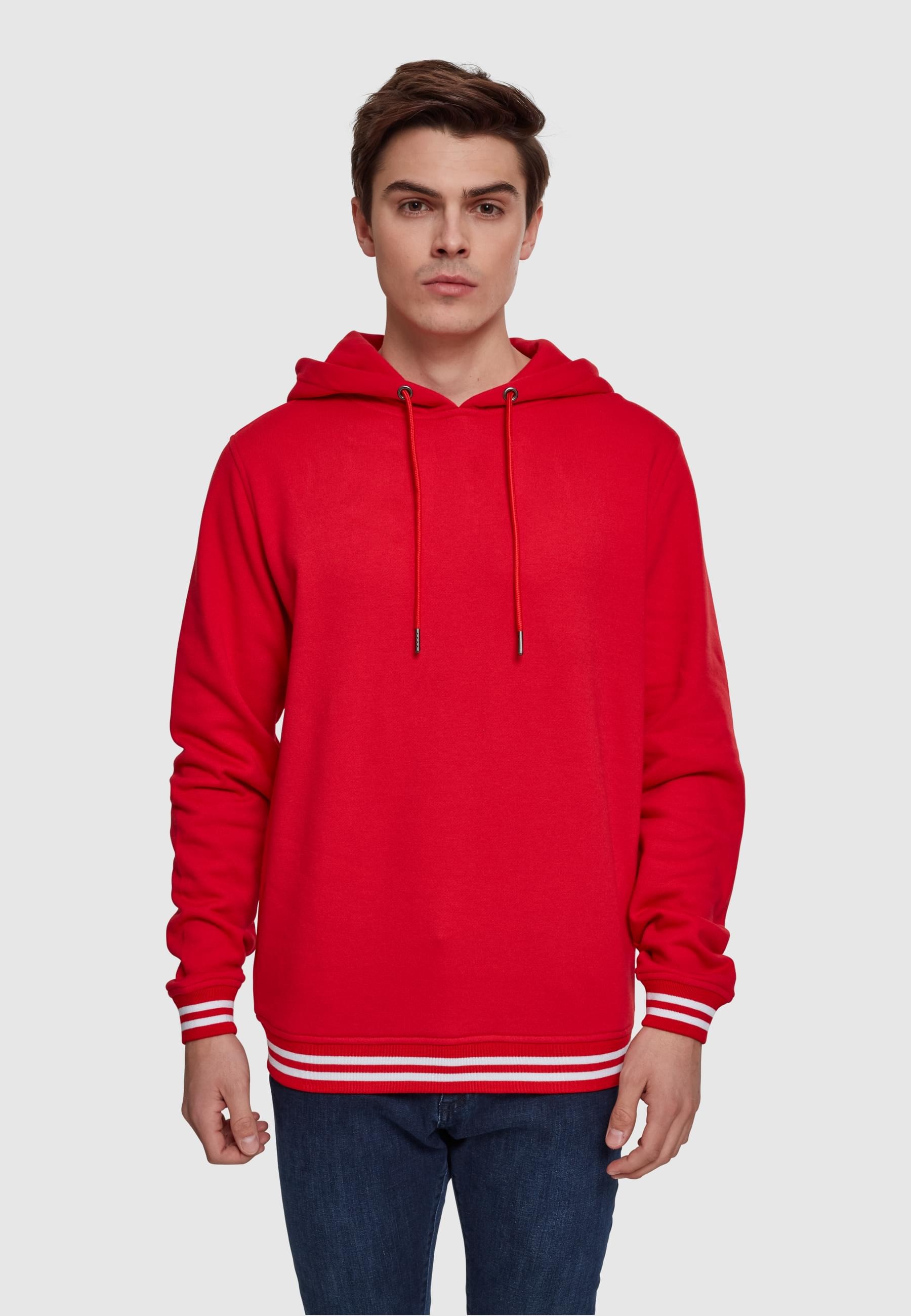 URBAN CLASSICS Sweatshirt »Urban Classics Herren College Sweat Hoody«, (1 tlg.)