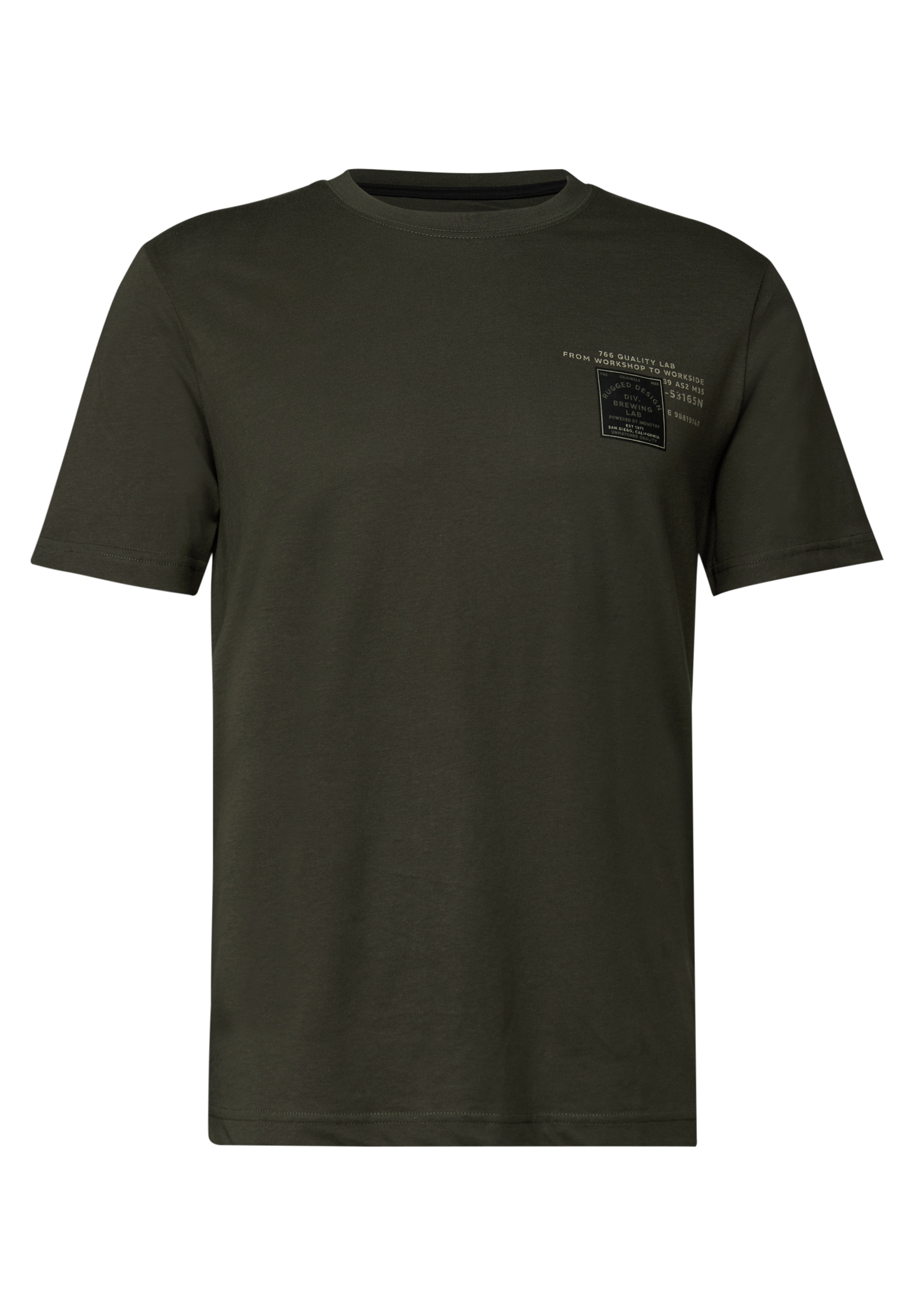 STREET ONE MEN T-Shirt, aus reiner Baumwolle
