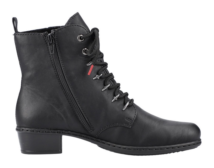 Rieker Lace-up Ankle Boots Women's Black Size 36 3
