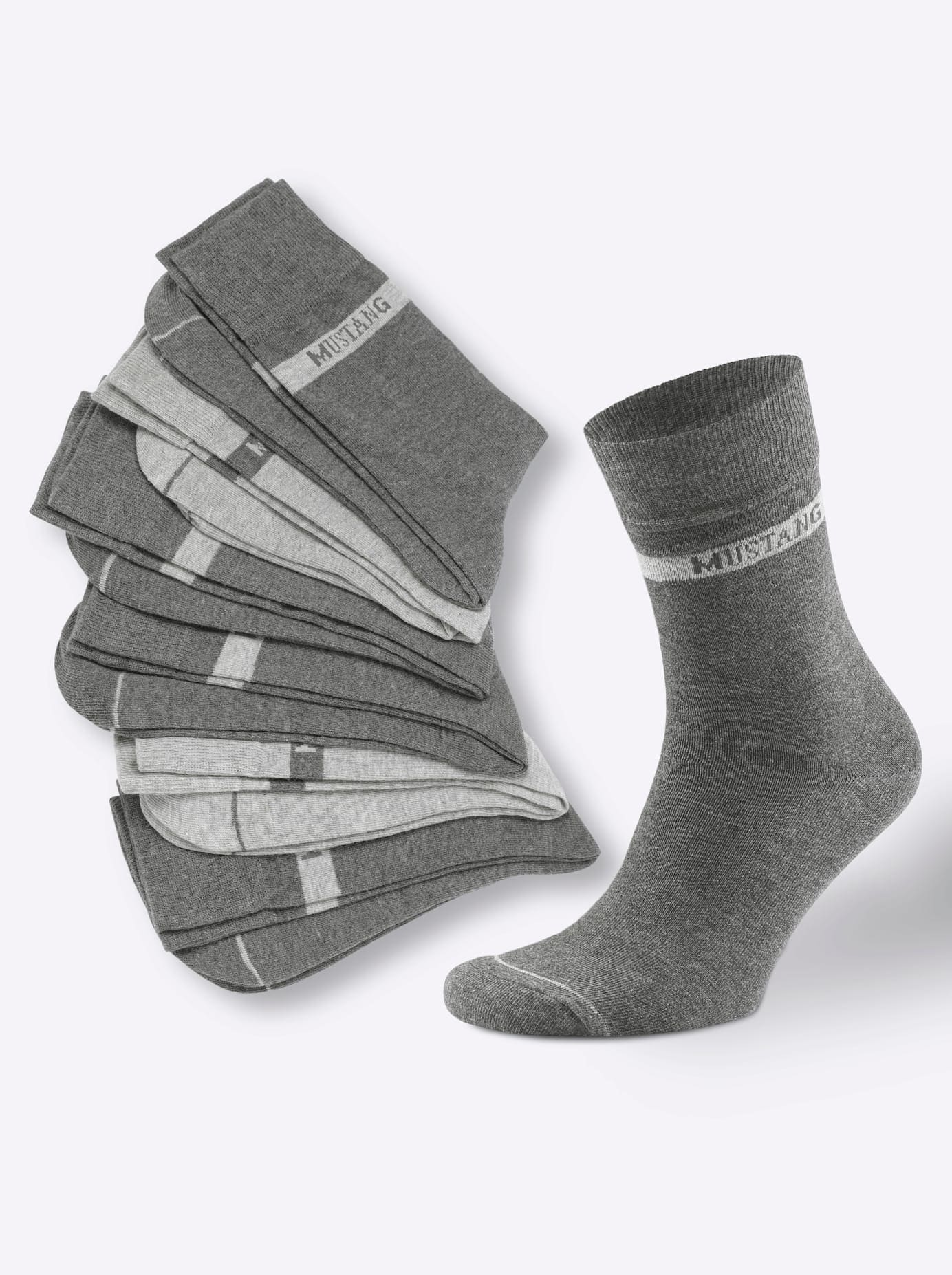 MUSTANG Socken, (6 Paar)