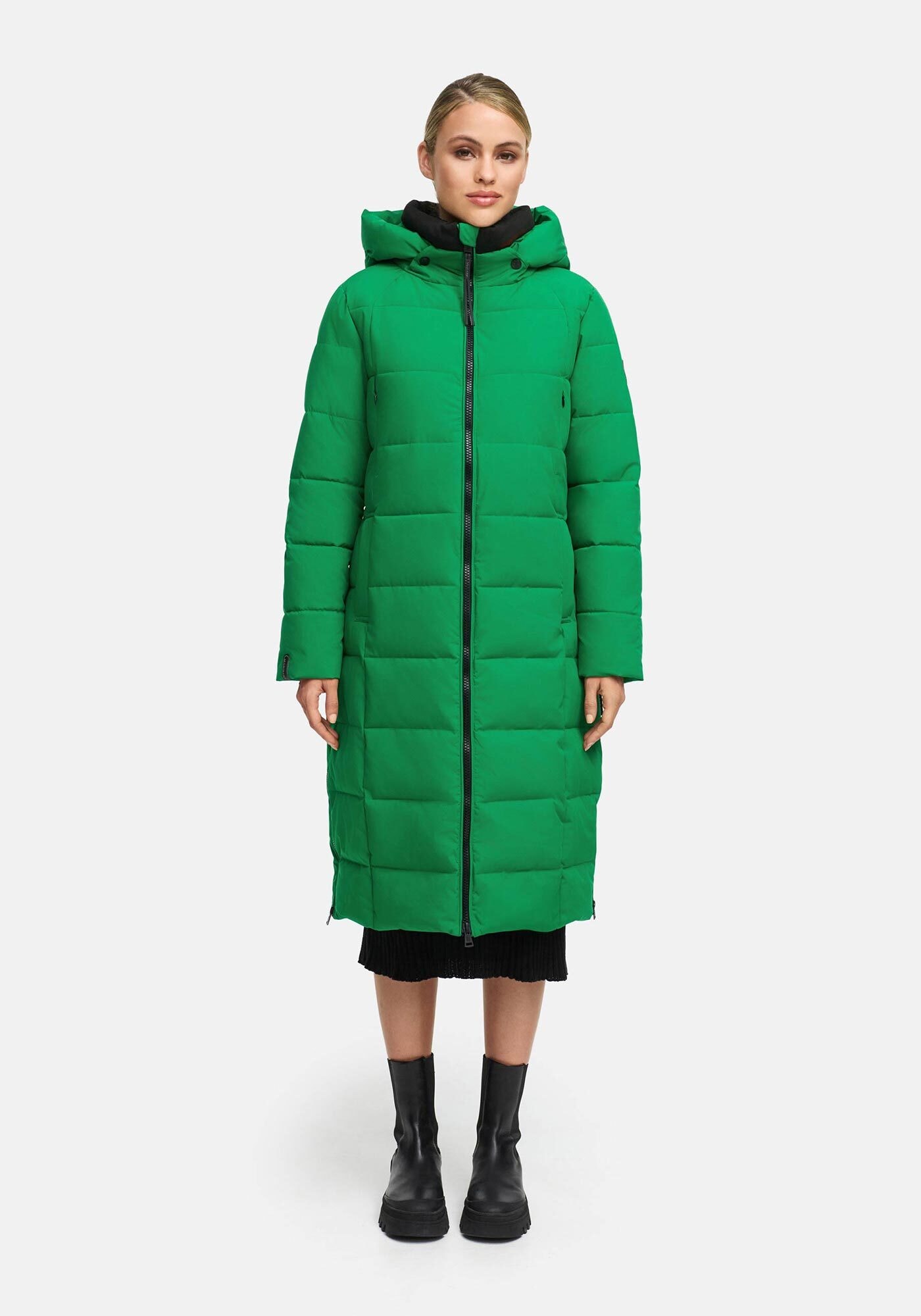 Marikoo Winterjacke »Lanitaa« Steppmantel mit abnehmbarer Kapuze