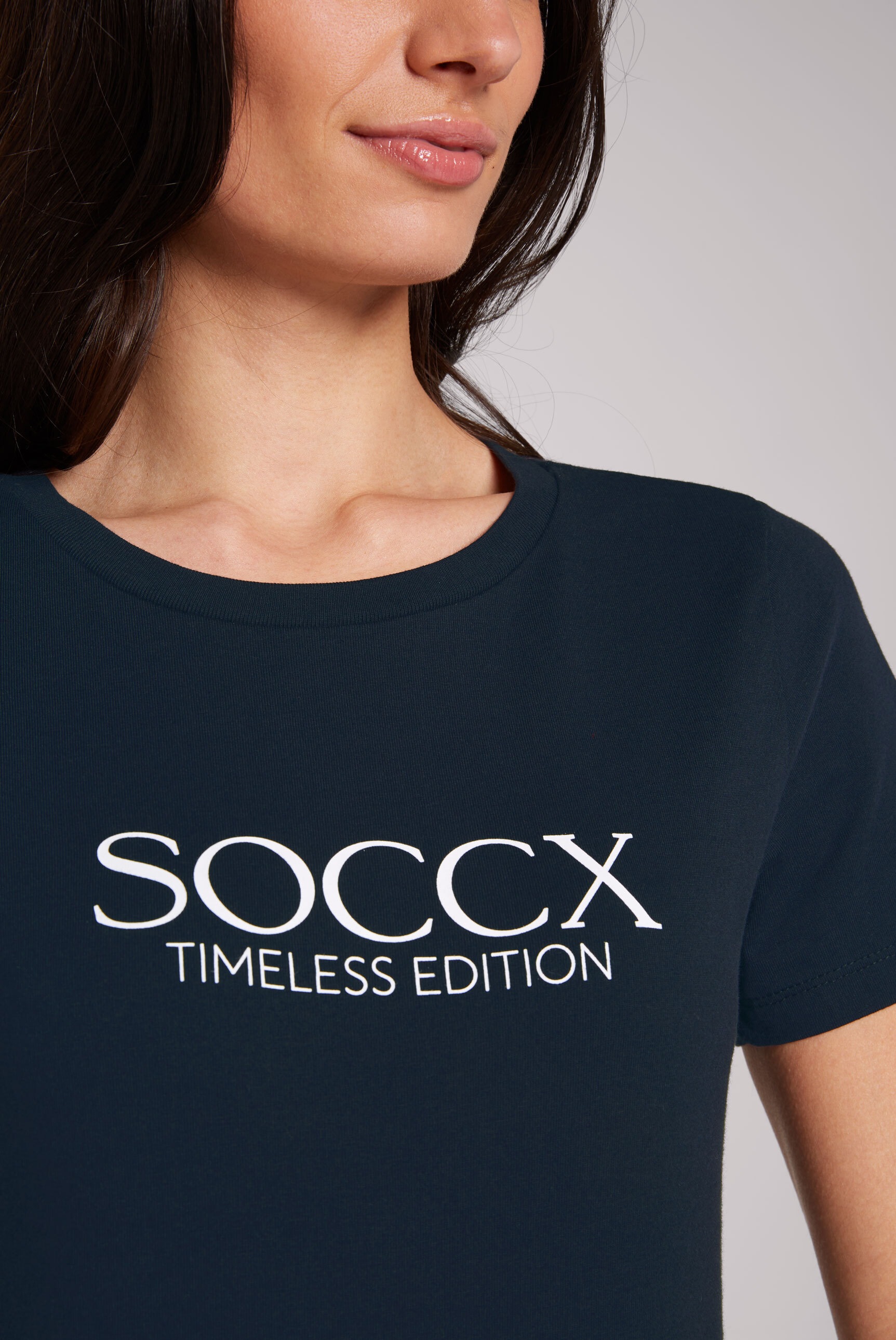 SOCCX Rundhalsshirt, aus Baumwolle für bestellen | BAUR