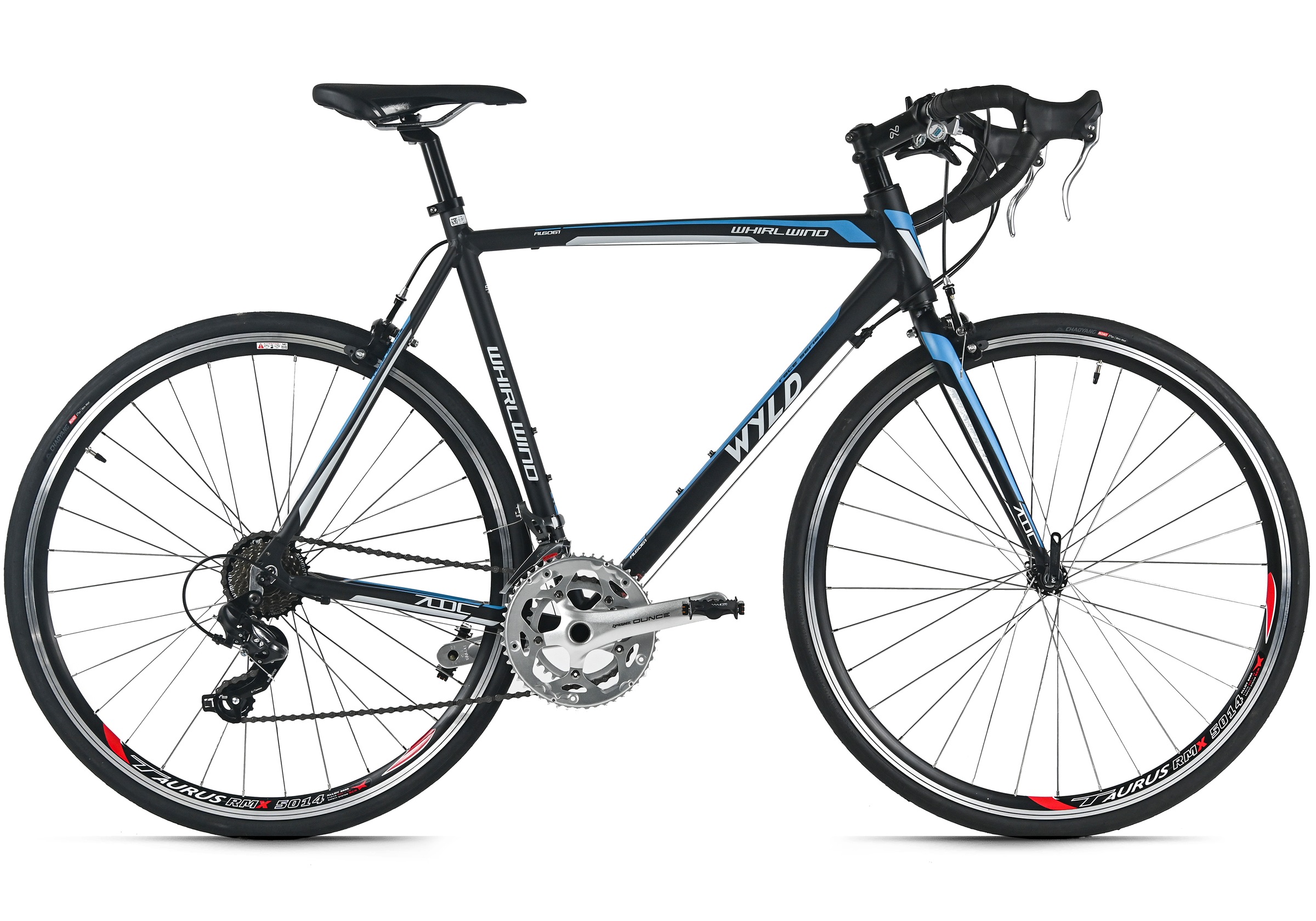 WYLD Rennrad "WYLD Rennrad 28'' Whirlwind 50 14 Gänge", 58cm, 28 Zoll (71,12cm) hinten: 28 Zoll (71,12cm)schwarz, Fahrräder