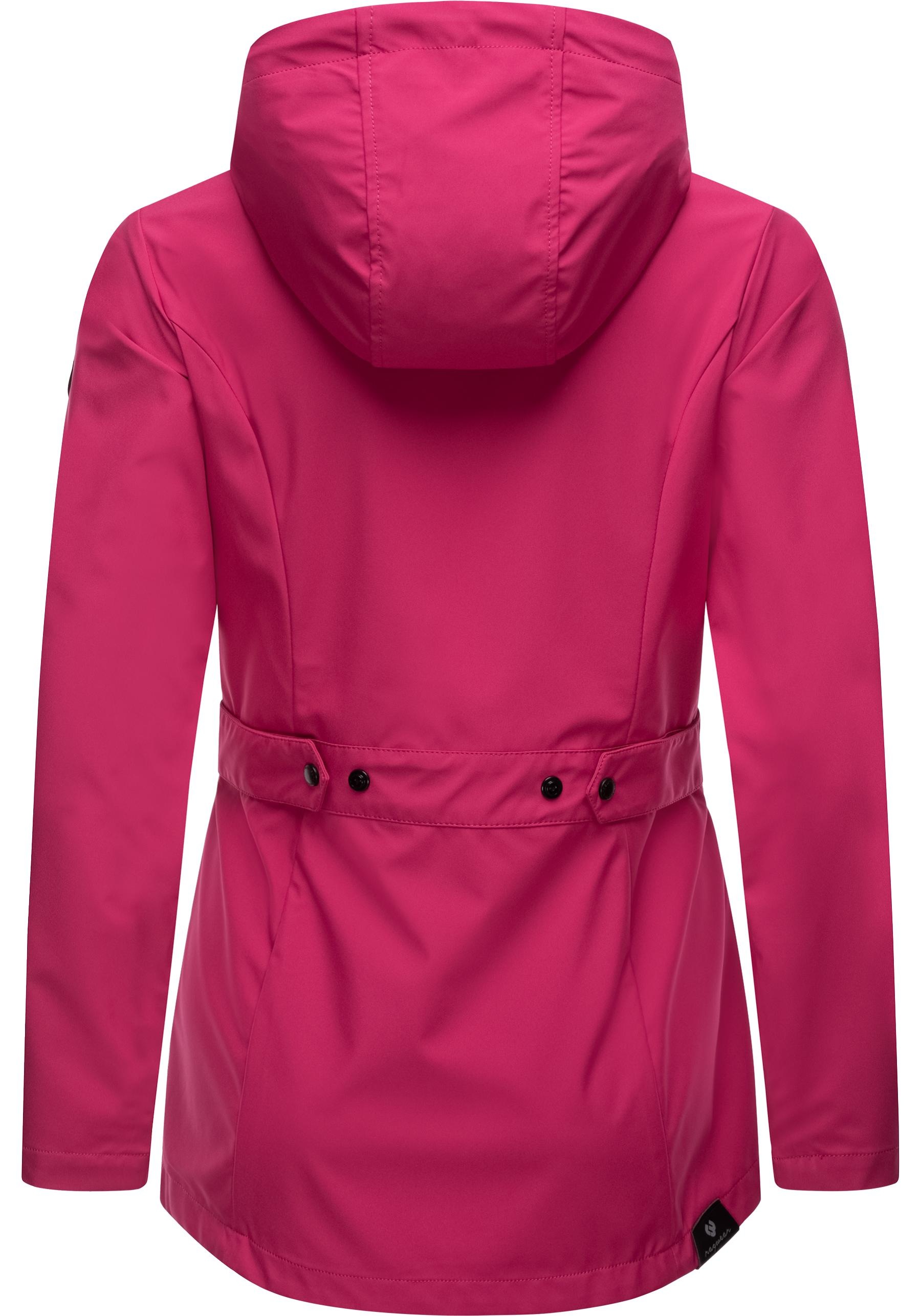 Thumbnail - Ragwear Softshelljacke "Margge Shell", mit Kapuze, wasserdichte Damen Übergangsjacke mit großer Kapuze