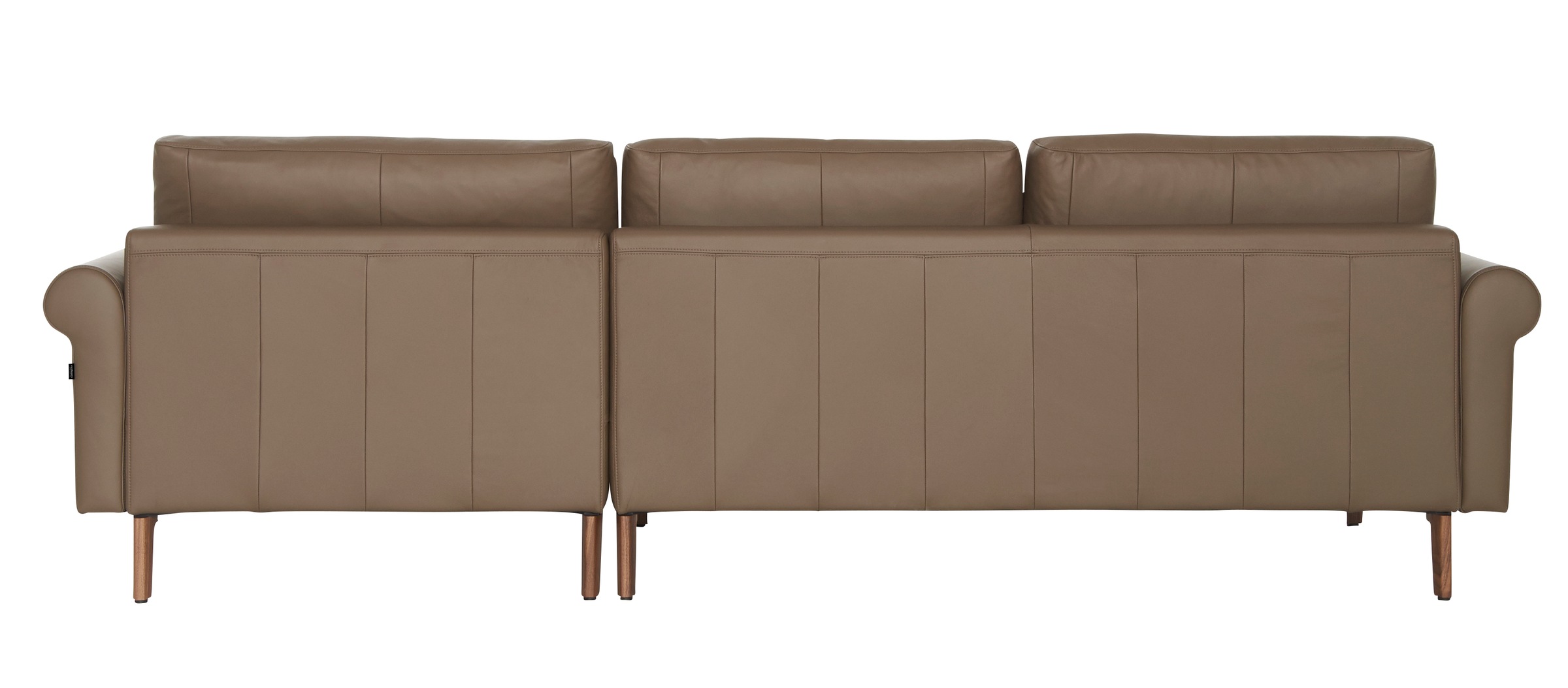 Creation BY ROLF BENZ Ecksofa »CR.450, Designecksofa, Polsterecke, L-Form, 282/178 cm (B/T)«, abgerundete Armlehne Schnecke, modern Landhaus, Leder oder Chenille