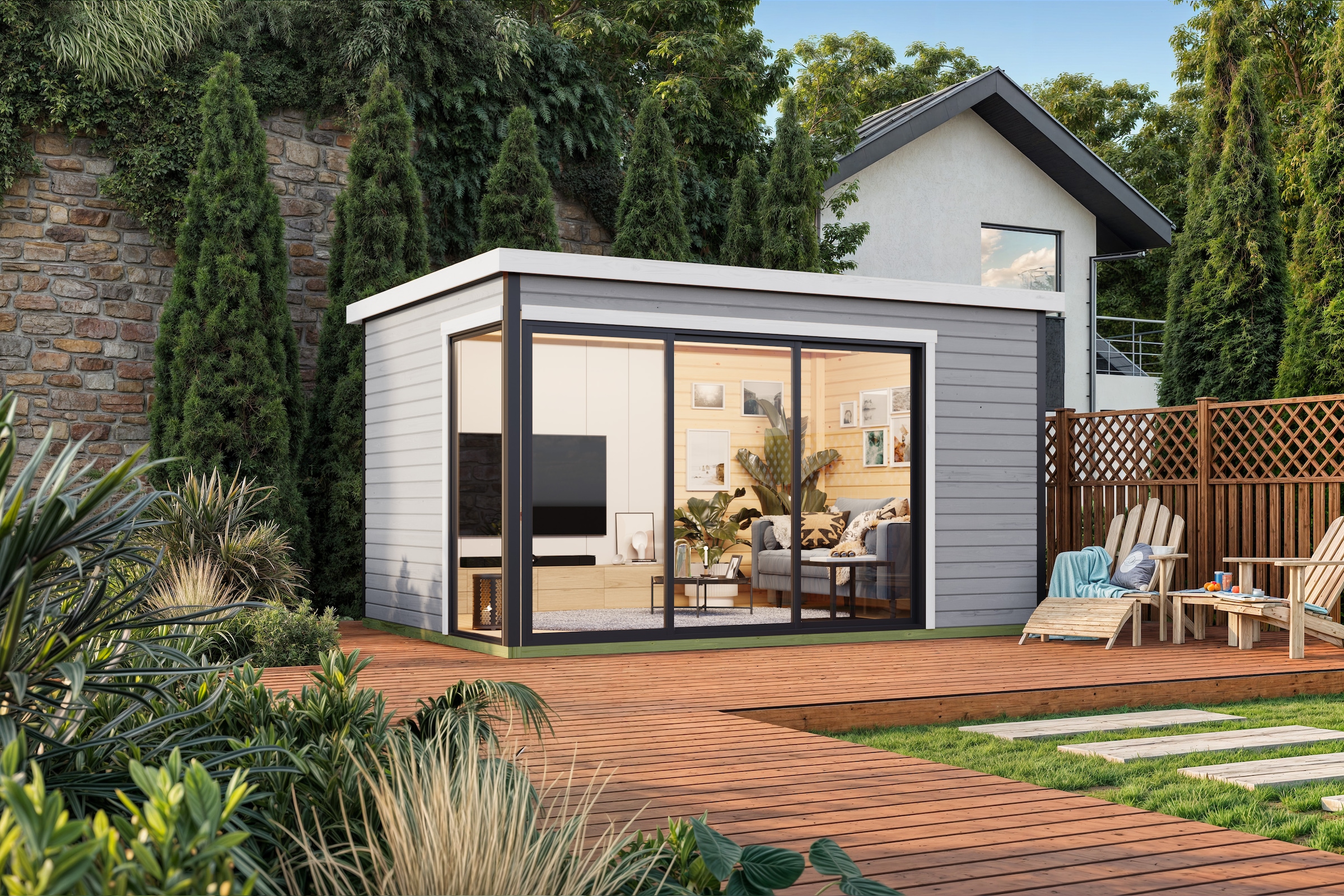 Nordic Holz Gartenhaus "AUSTIN 6" günstig online kaufen