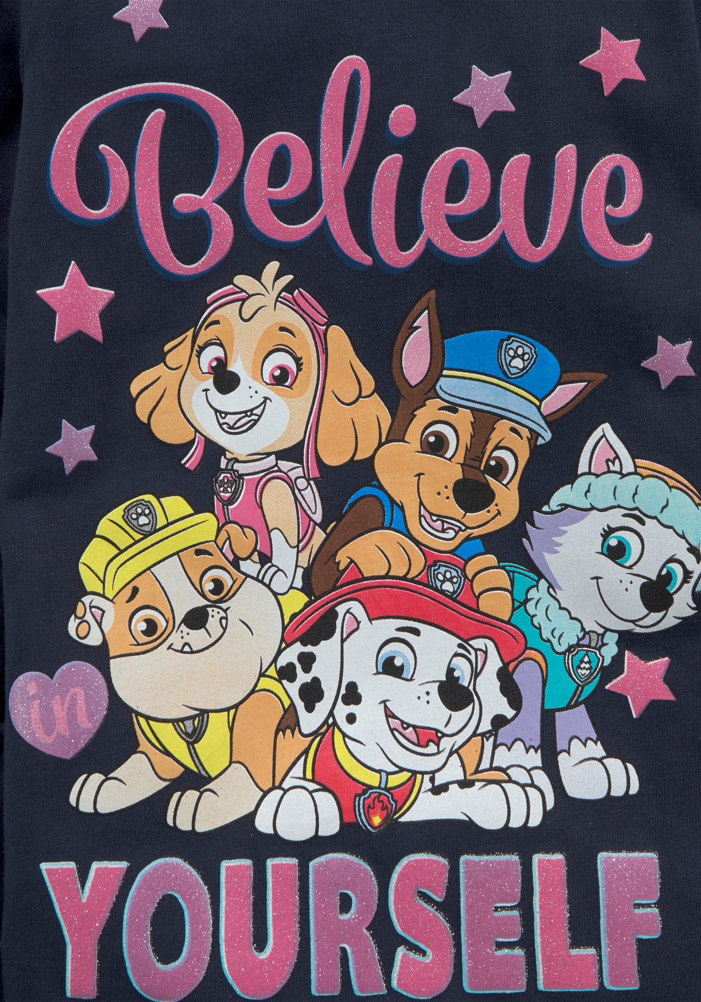 PAW Schriftzug mit Team PAW PATROL kaufen | Langarmshirt, PATROL BAUR online