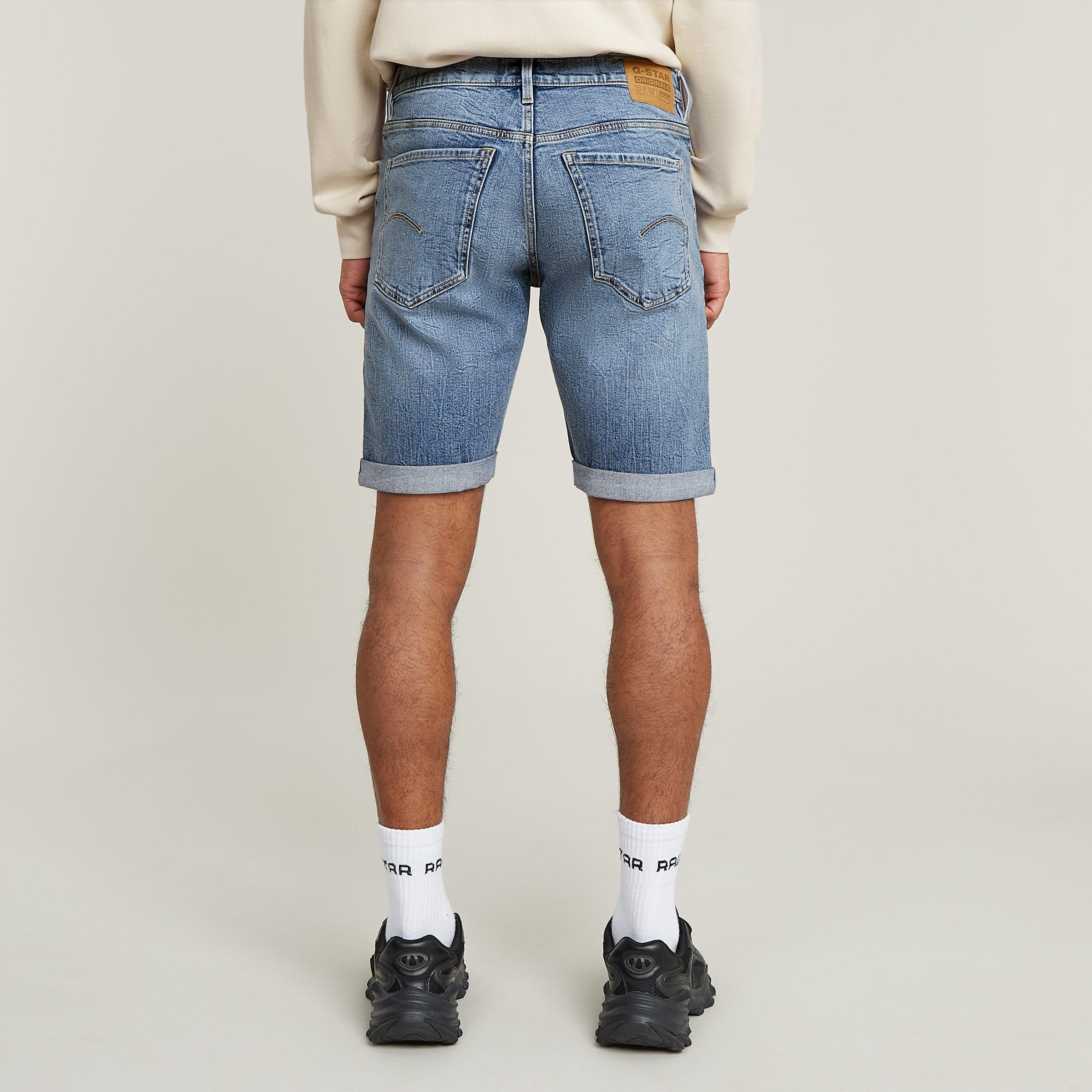 G-STAR Jeansshorts »Mosa«, mit Umschlagsaum