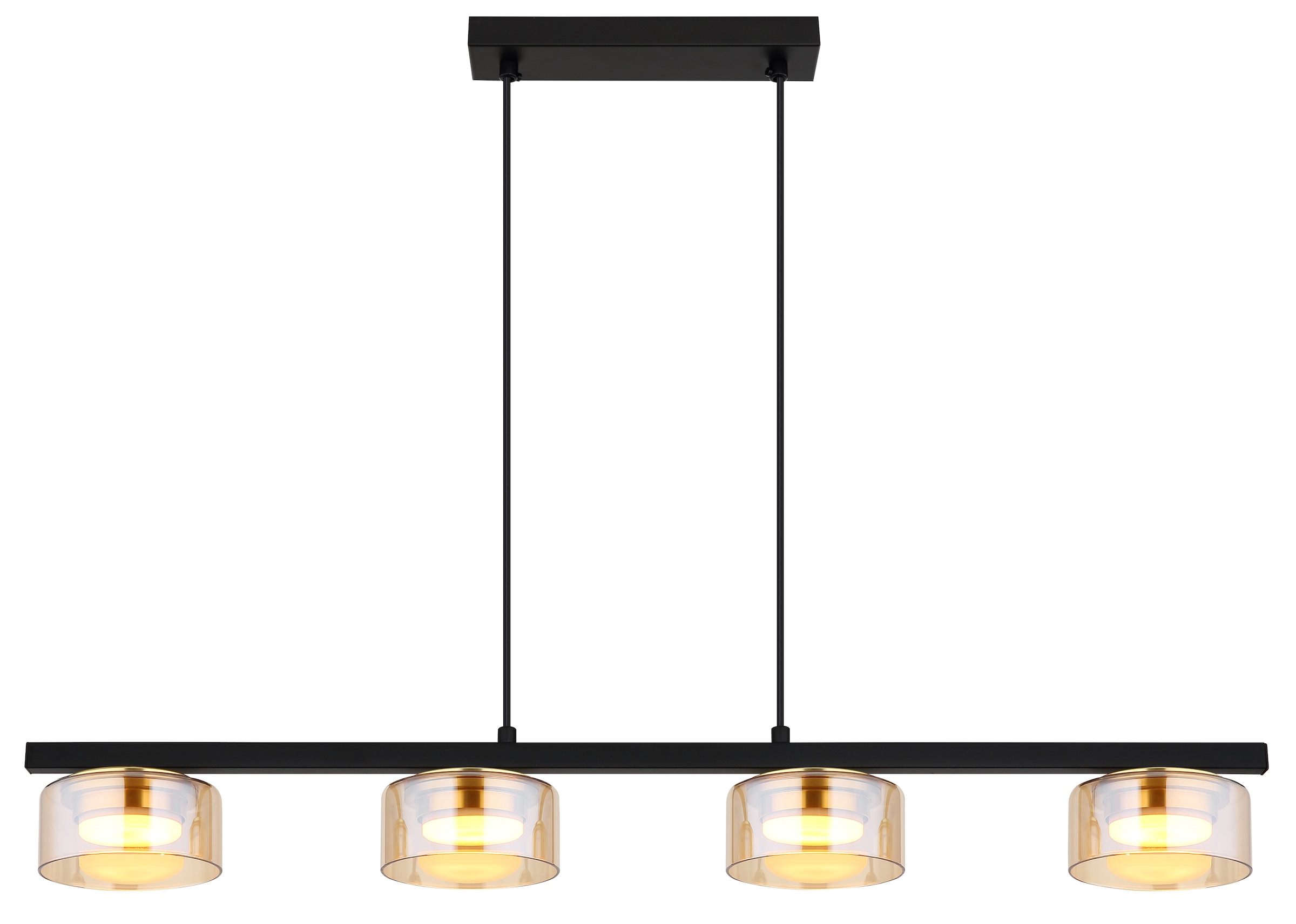 GLOBO LIGHTING Hängeleuchte »HIGGINS« GX53 1 Stk. Extra-Warmweiß Hängelampe Esszimmer-Leuchte Esstischleuchte Wohnzimmer