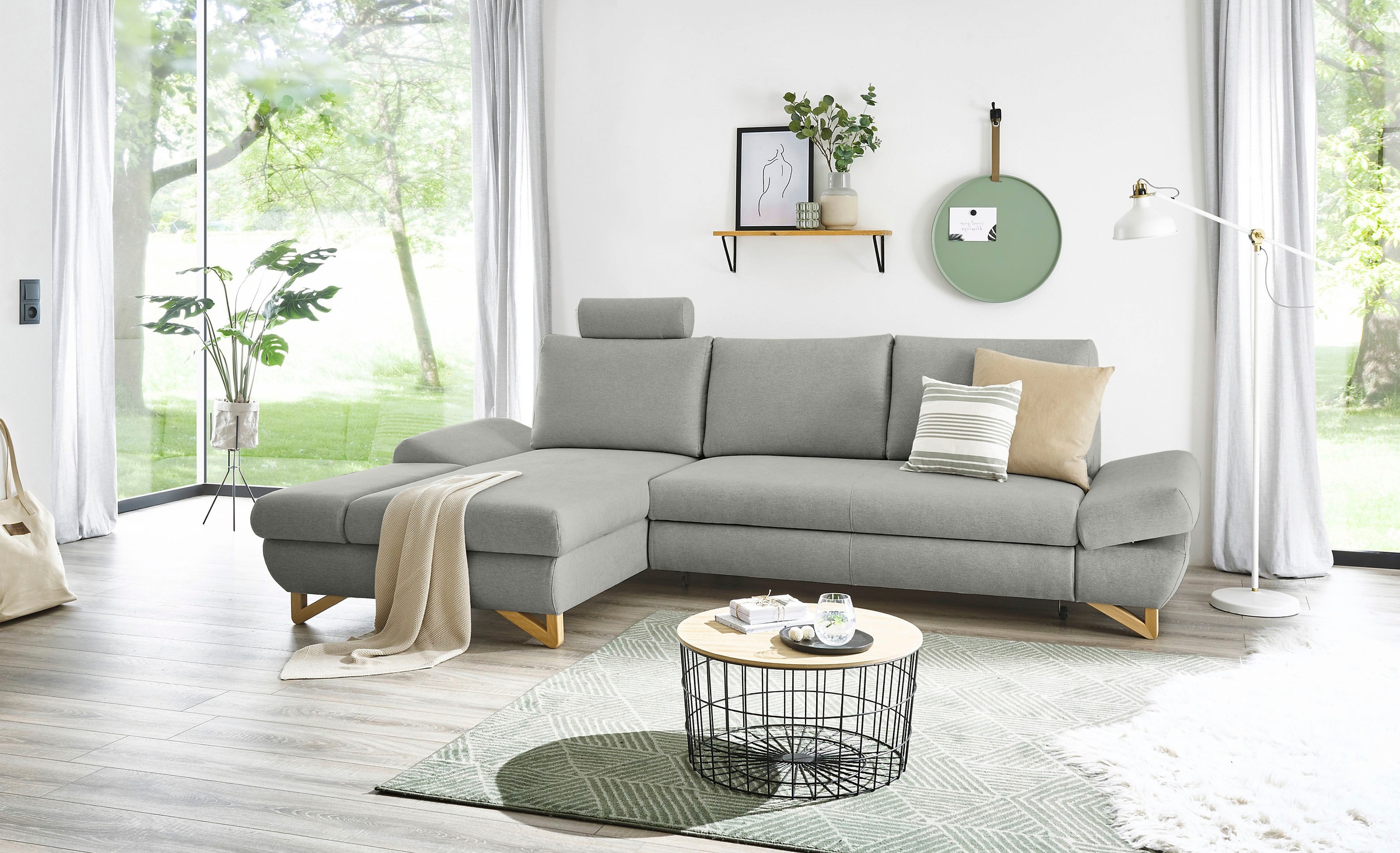 INOSIGN Schlafsofa »City/Giron«, komfortable Bettfunktion (Liegefläche 245 x 138 cm), sowie Bettkasten