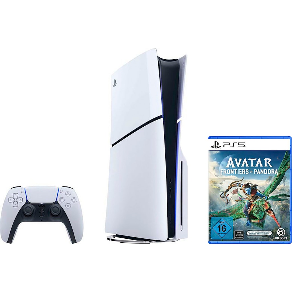 PlayStation 5 Spielekonsole »Disk Edition (Slim) + Avatar: Frontiers of Pandora«