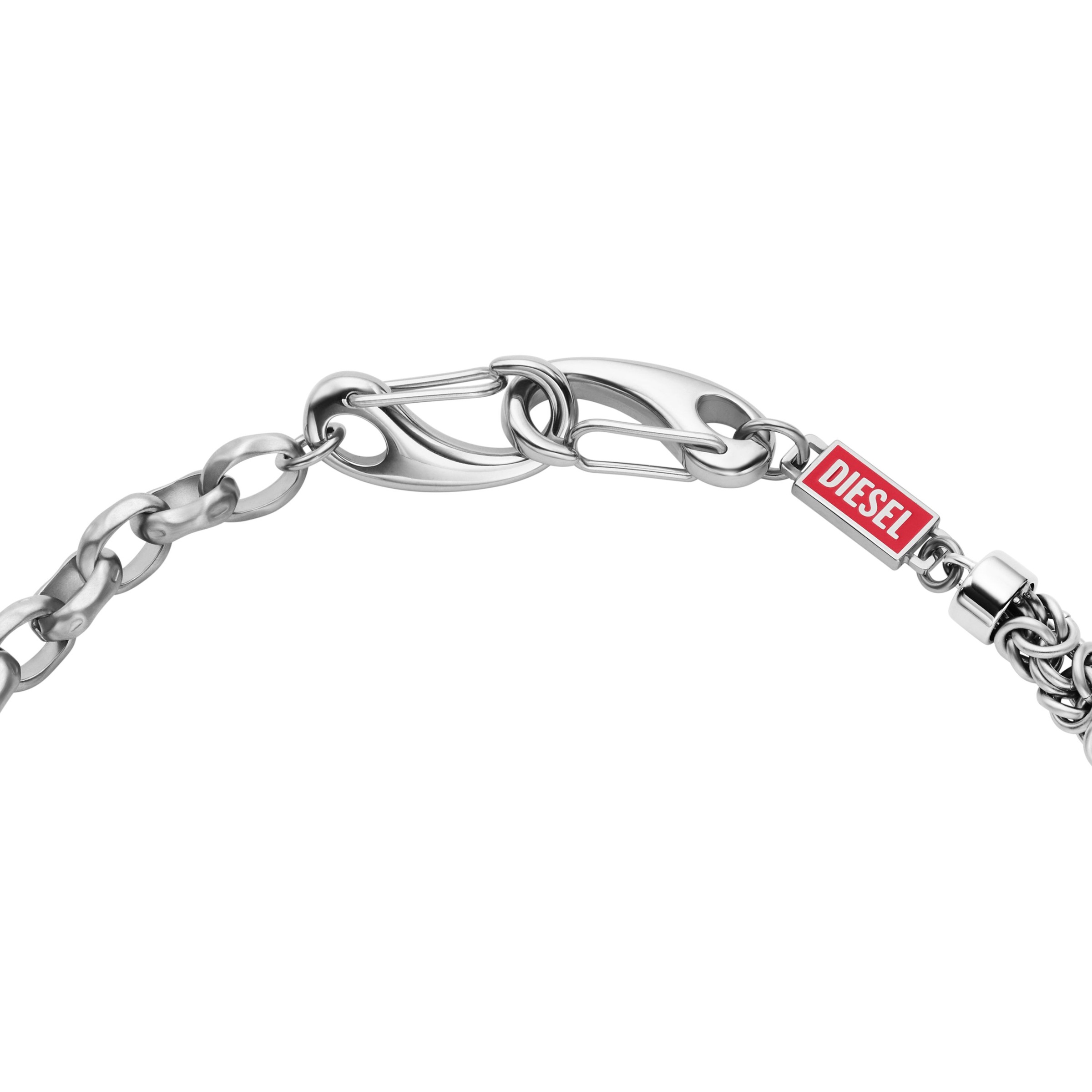 Diesel Kette ohne Anhänger »Schmuck Geschenk Edelstahl Halsschmuck Halskette Diesel Font« Emaille