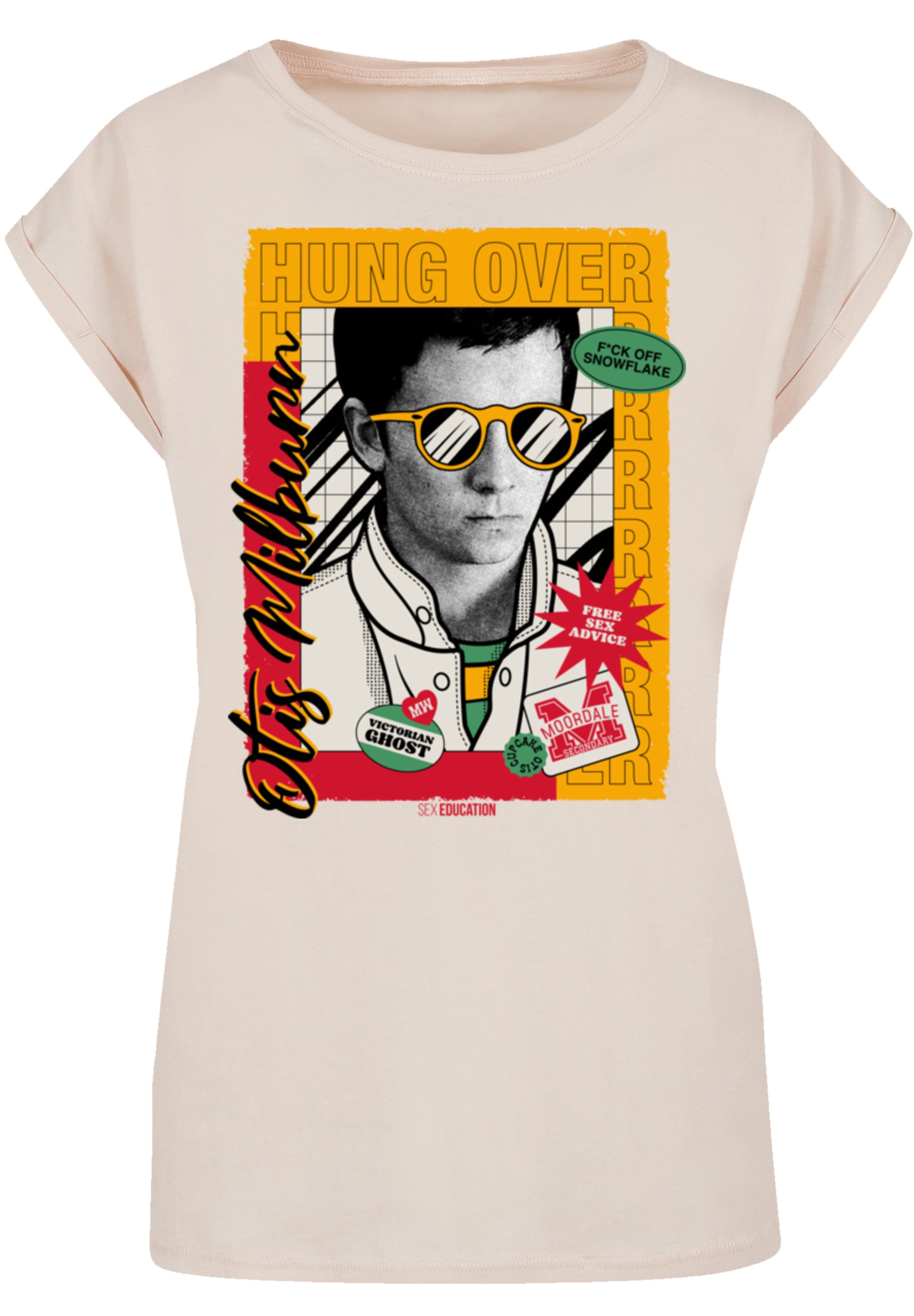 F4NT4STIC T-Shirt "Sex Education Otis Hung Over Collage", Premium Qualität günstig online kaufen
