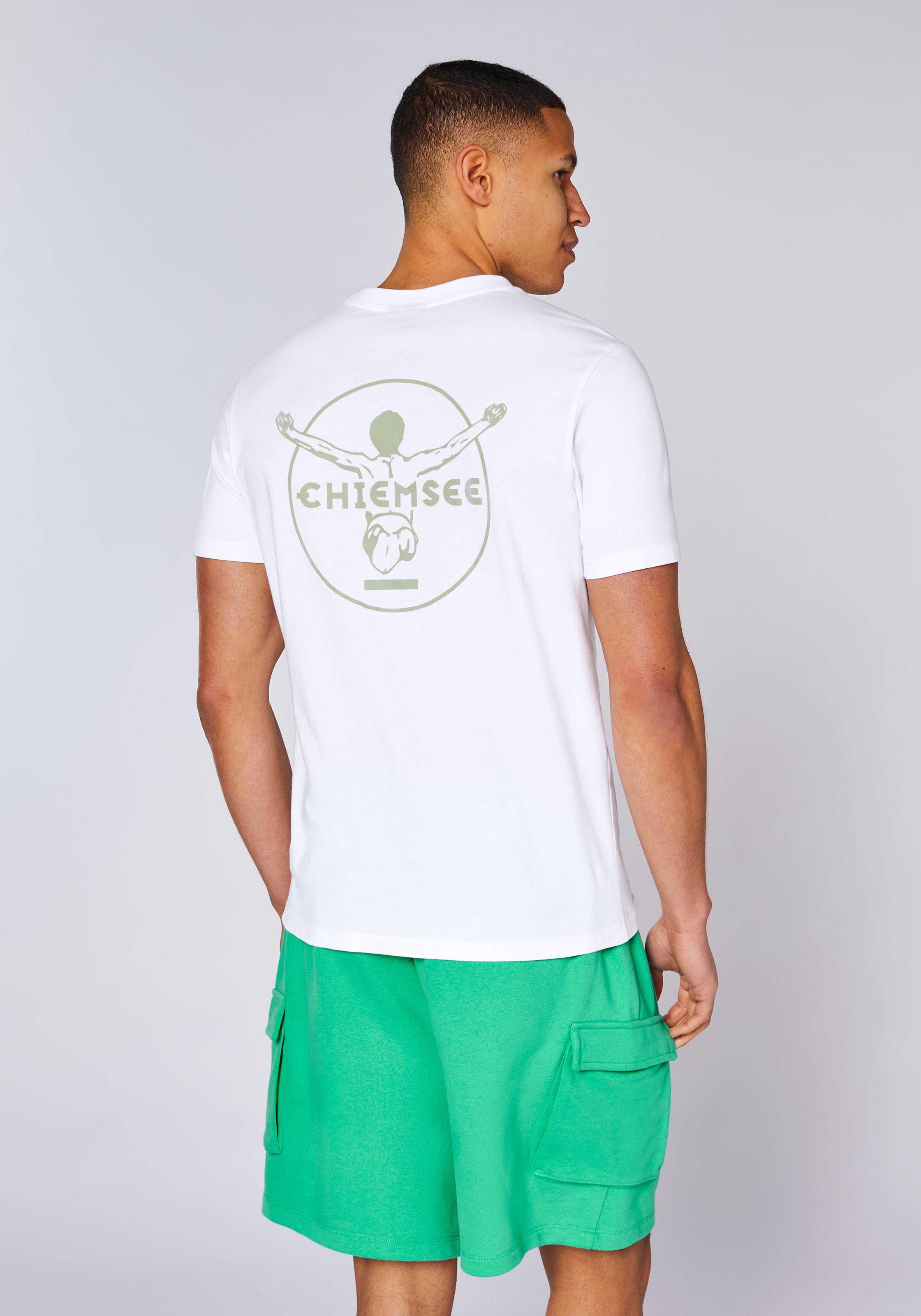 Chiemsee Print-Shirt - mit tonalem Logo Rückenprint