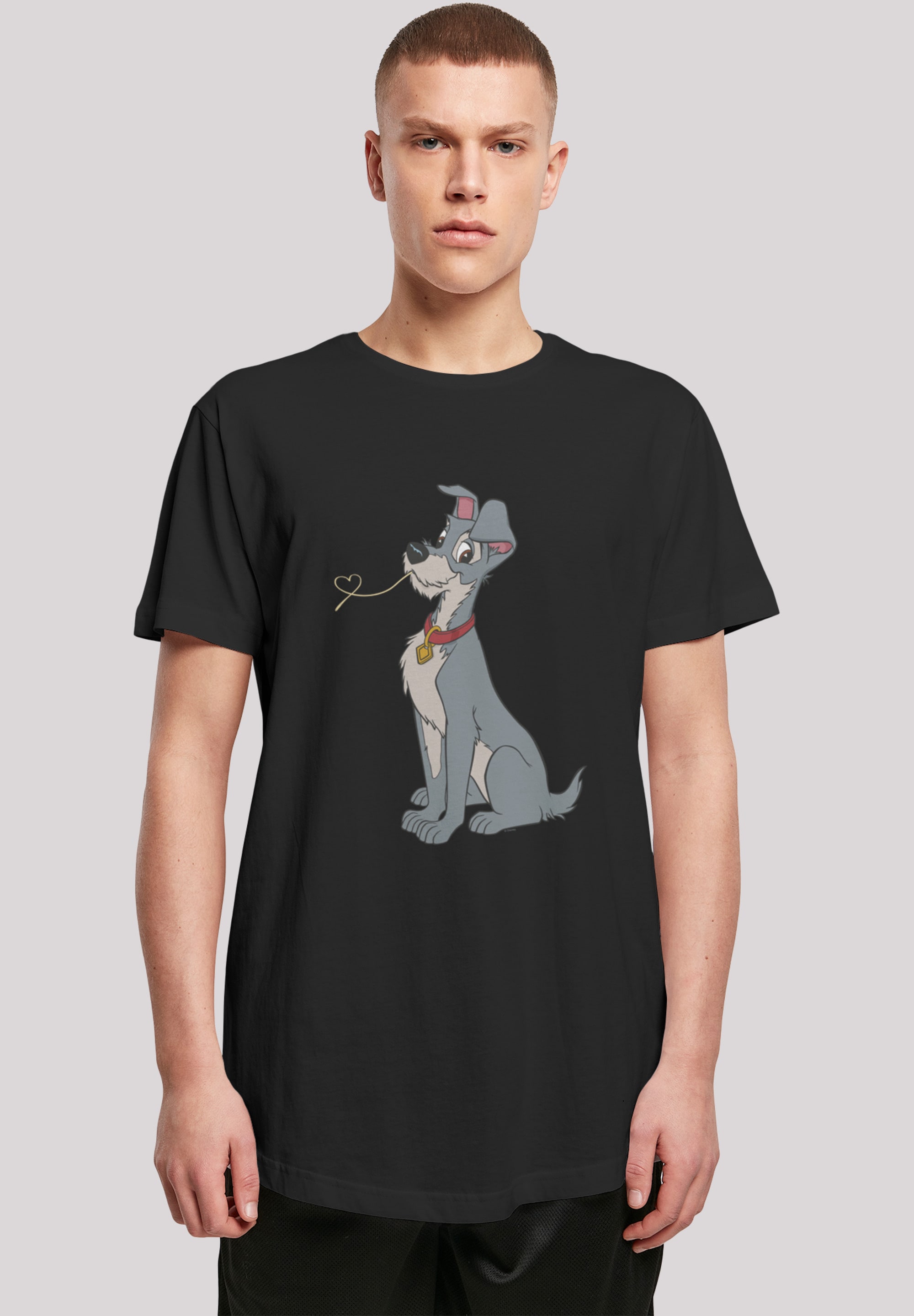 F4NT4STIC T-Shirt »Susi und Strolch Spaghetti Heart«, Print