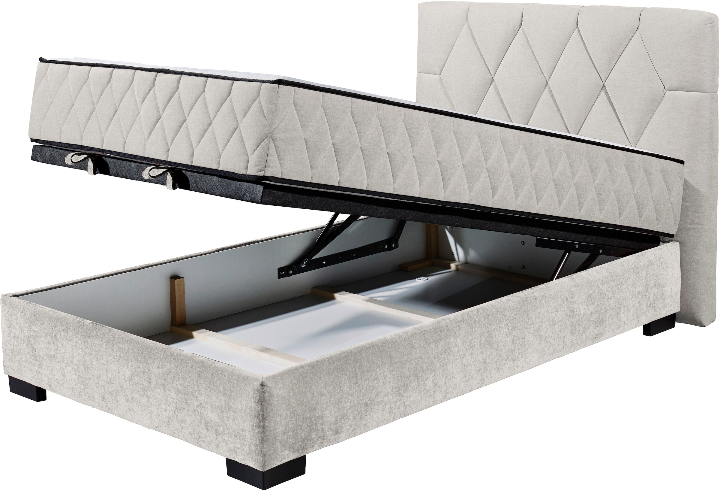 ED EXCITING DESIGN Boxbett »Nagol«, mit Bettkasten, mit Wendematratze, erhältlich in verschiedenen Breiten