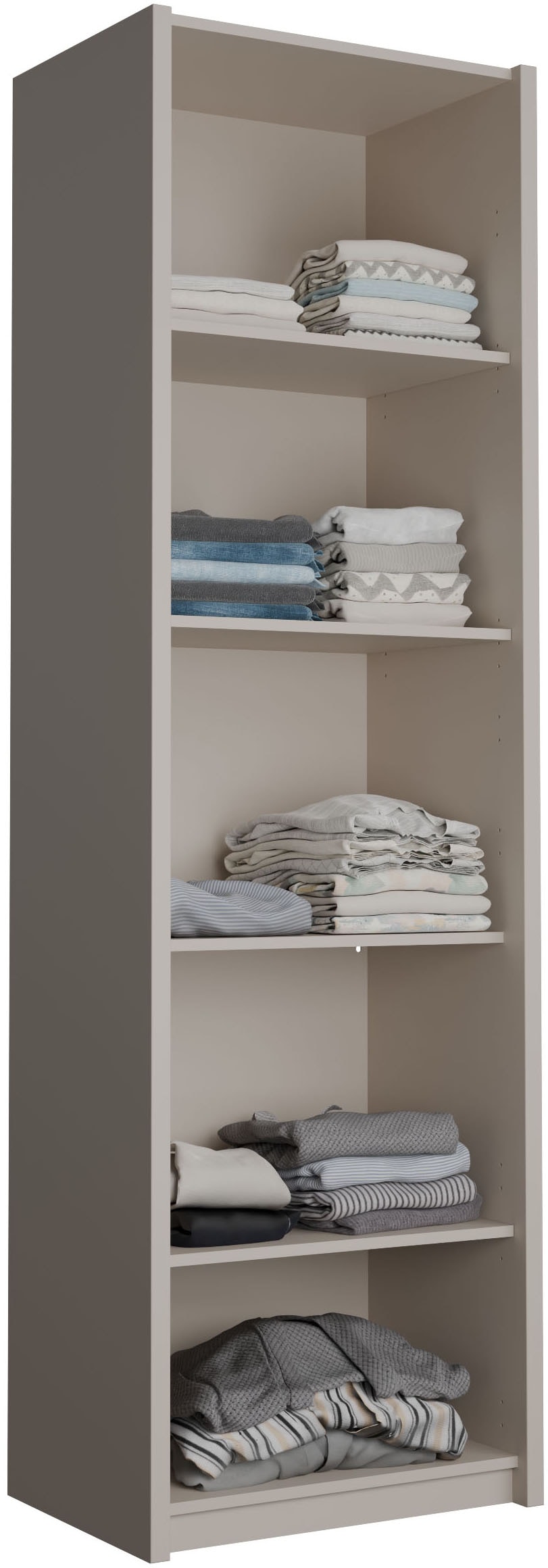 FORTE Drehtürenschrank »Oak Squere« B/H/T 60,6/197,4/41,7 cm/ Softclose, inklusive Beleuchtung