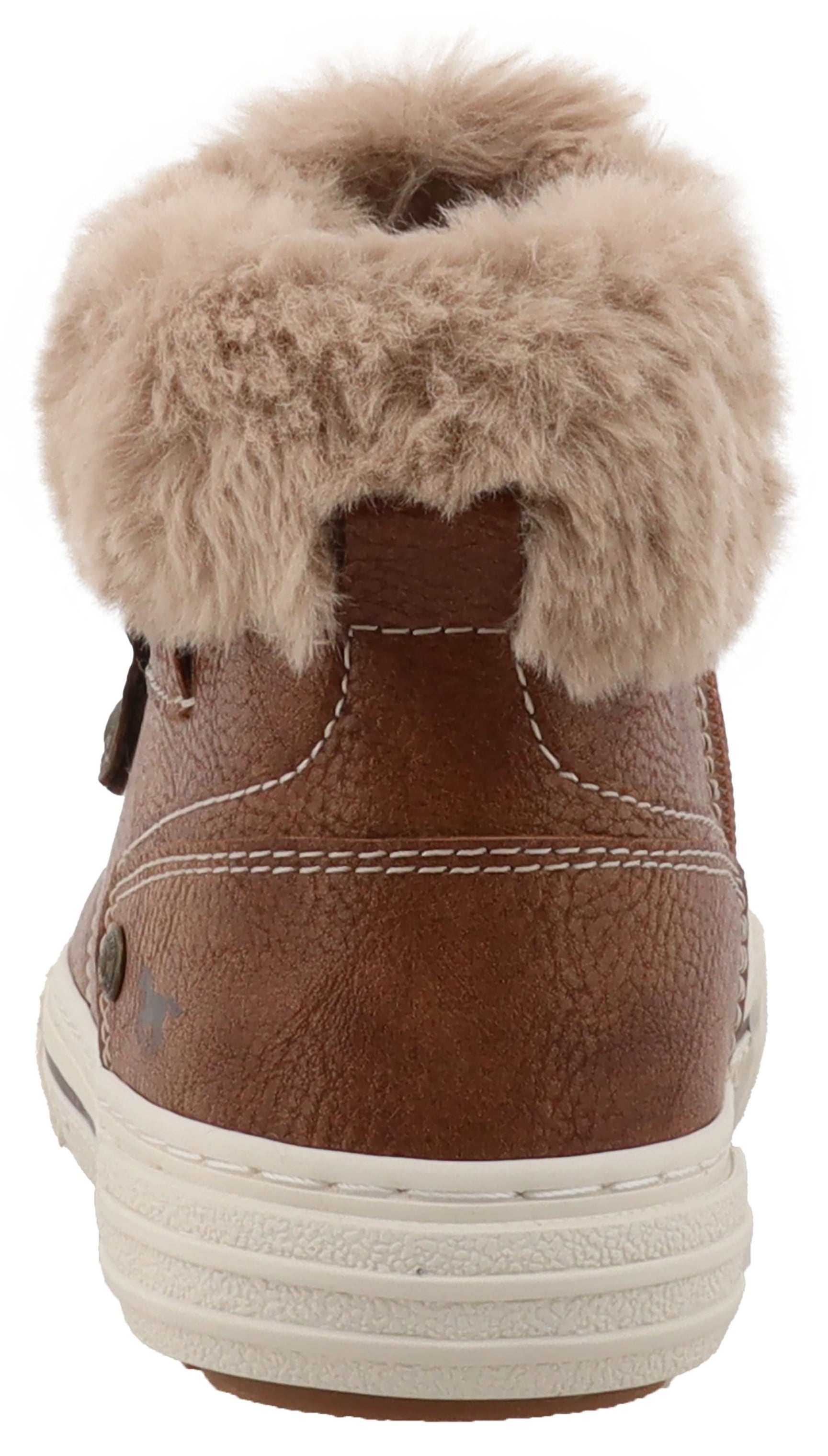 Mustang Shoes Winterboots »Ezio«, High Top Sneaker, Schnürboots mit Reißverschluss