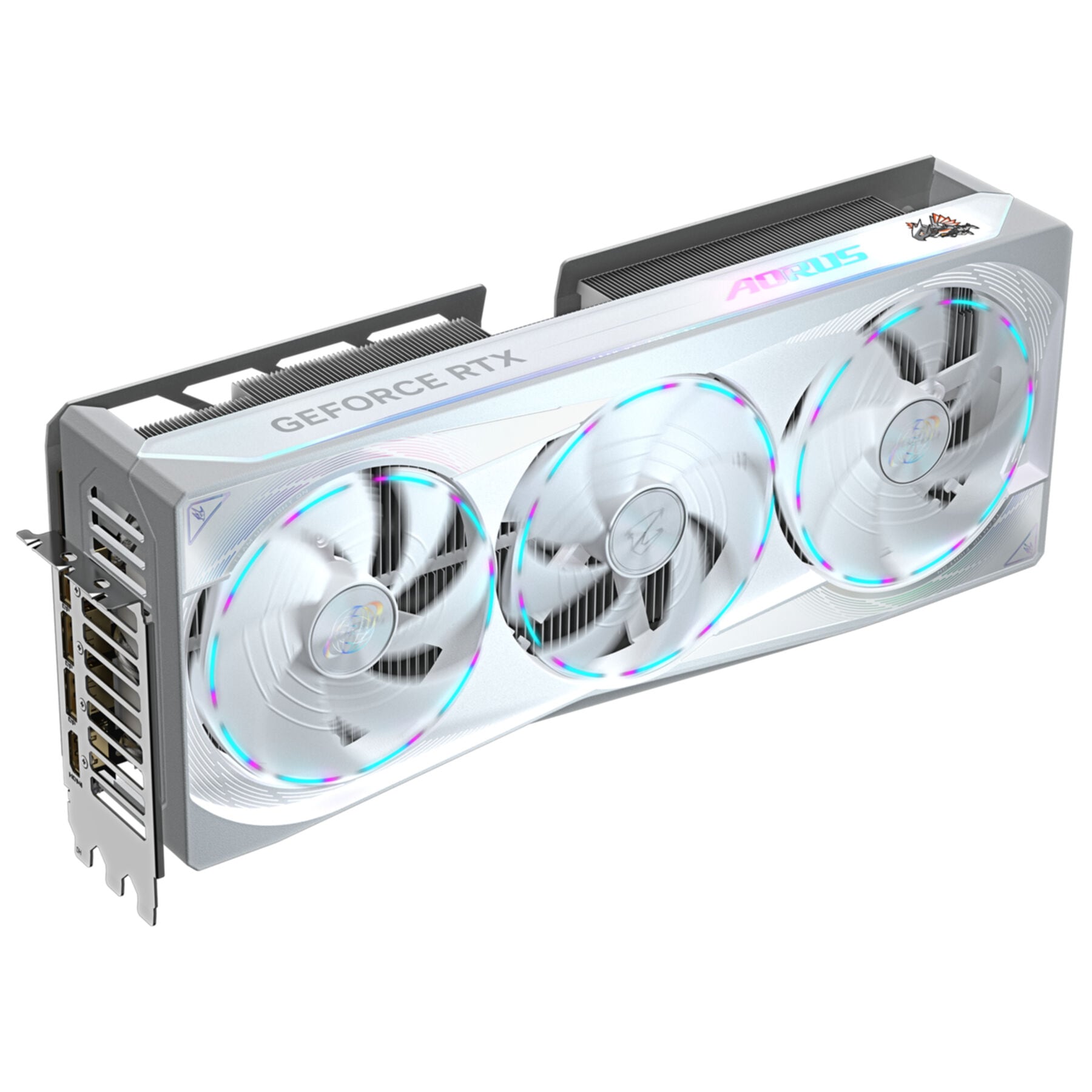 Gigabyte Grafikkarte »AORUS GeForce RTX 5080 MASTER ICE 16G Grafikkarte - 16GB GDDR7, 256 Bi«