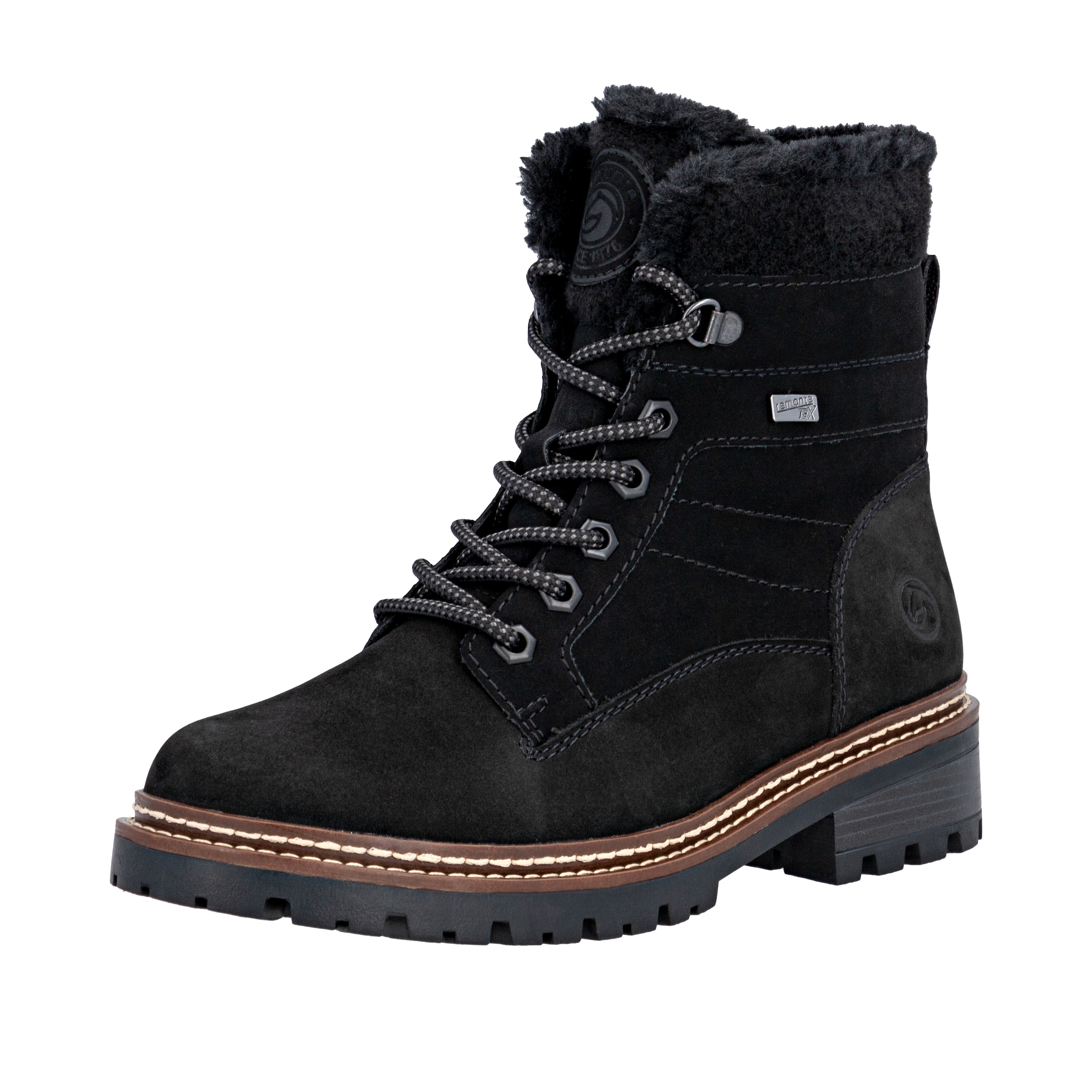 Remonte Winterstiefelette "Elisabeth Hurley-Collection", Schnürboots mit wa günstig online kaufen