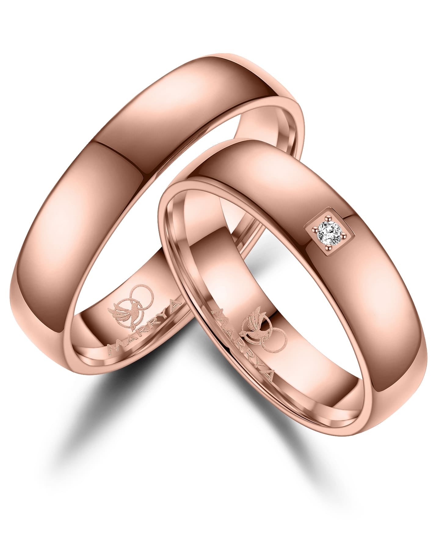 Marrya Verlobungsring »Titan Ringe Trauringe Eheringe Partnerringe«