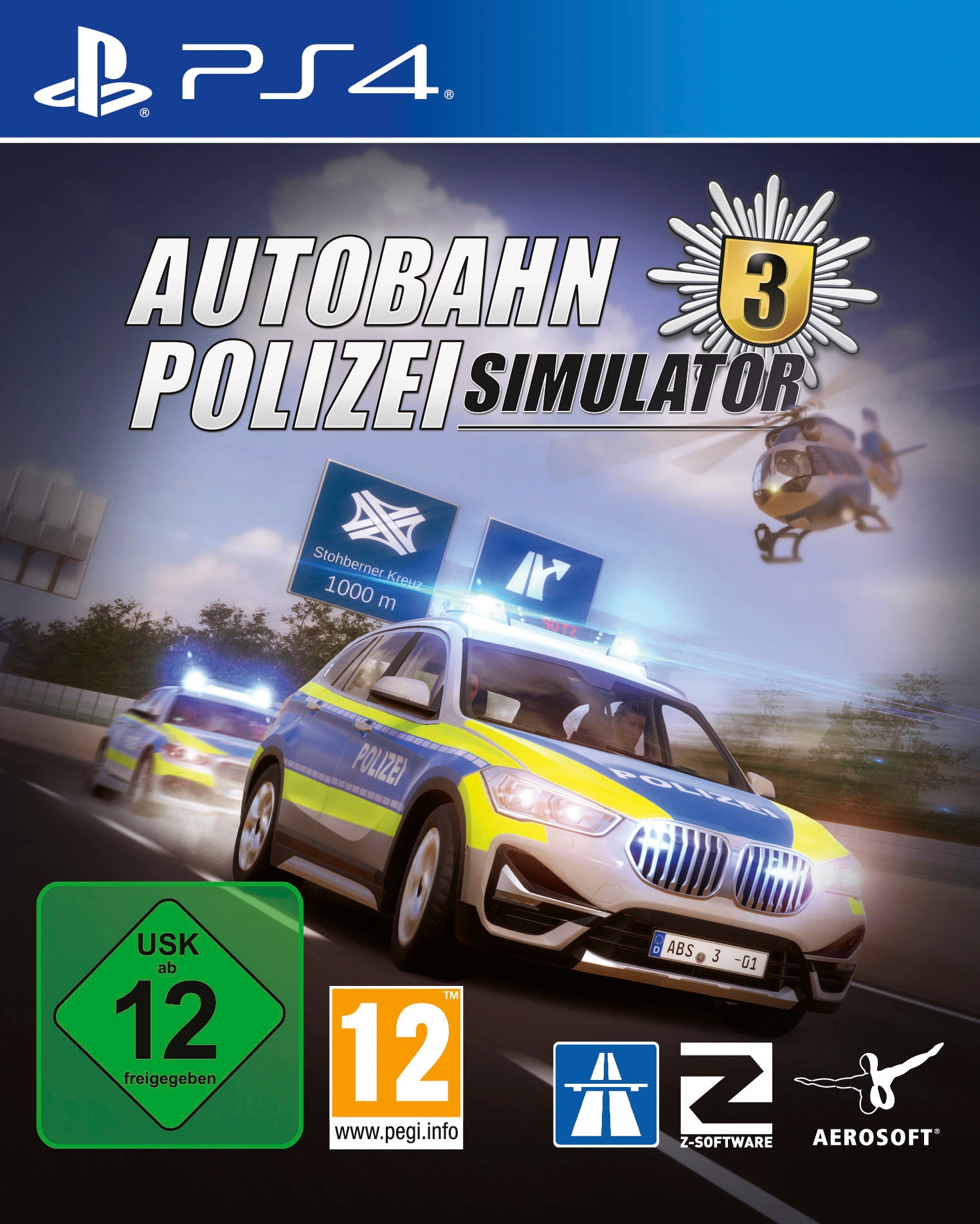 aerosoft Spielesoftware »Autobahn-Polizei Simulator 3«, PlayStation 4