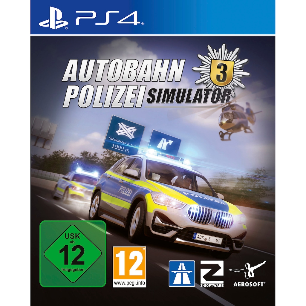 aerosoft Spielesoftware »Autobahn-Polizei Simulator 3«, PlayStation 4