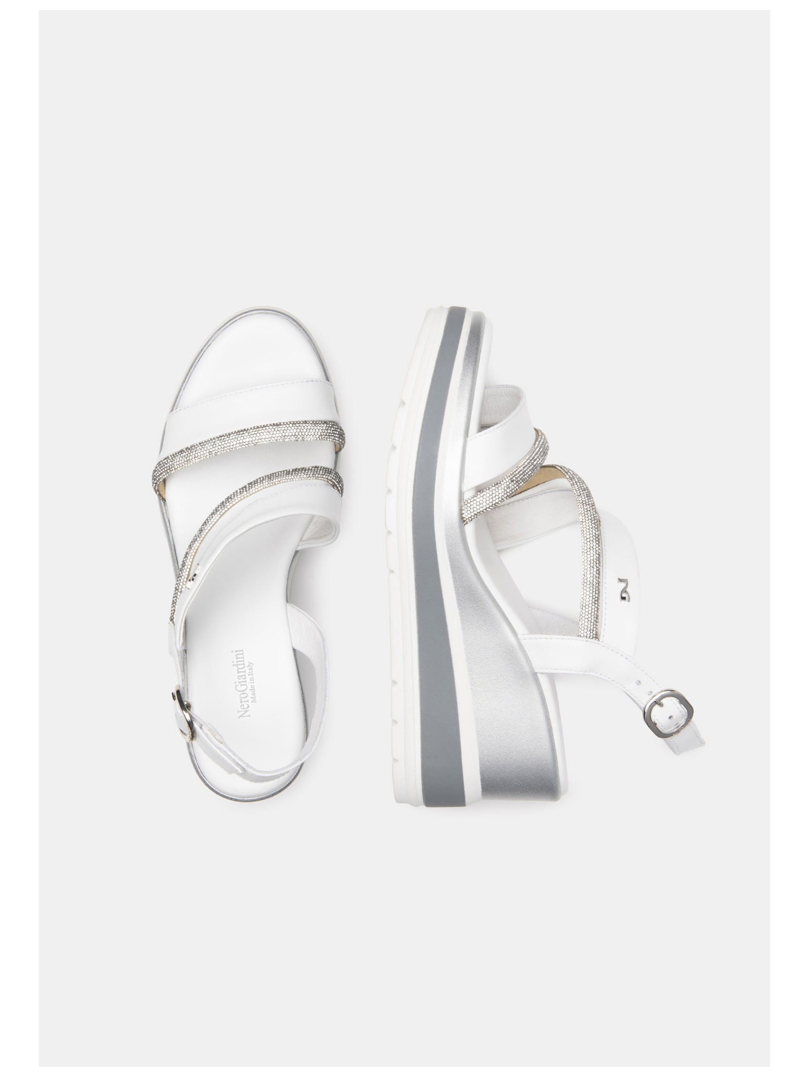 Nero Giardini Keilsandalette »Nero Giardini Sandalen Leder«