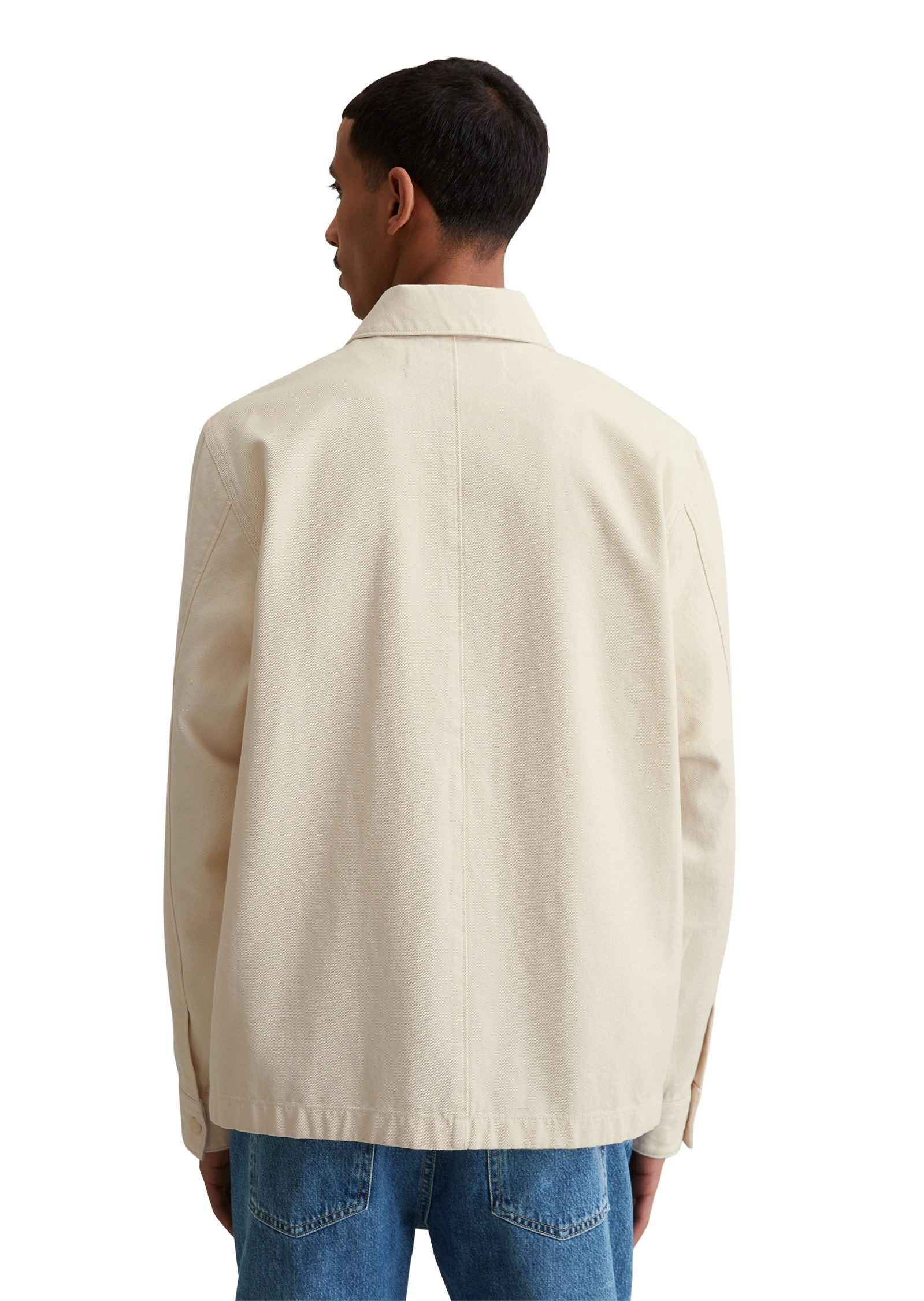 Marc O'Polo DENIM Kurzjacke »aus robustem Bio-Baumwoll-Twill« ohne Kapuze