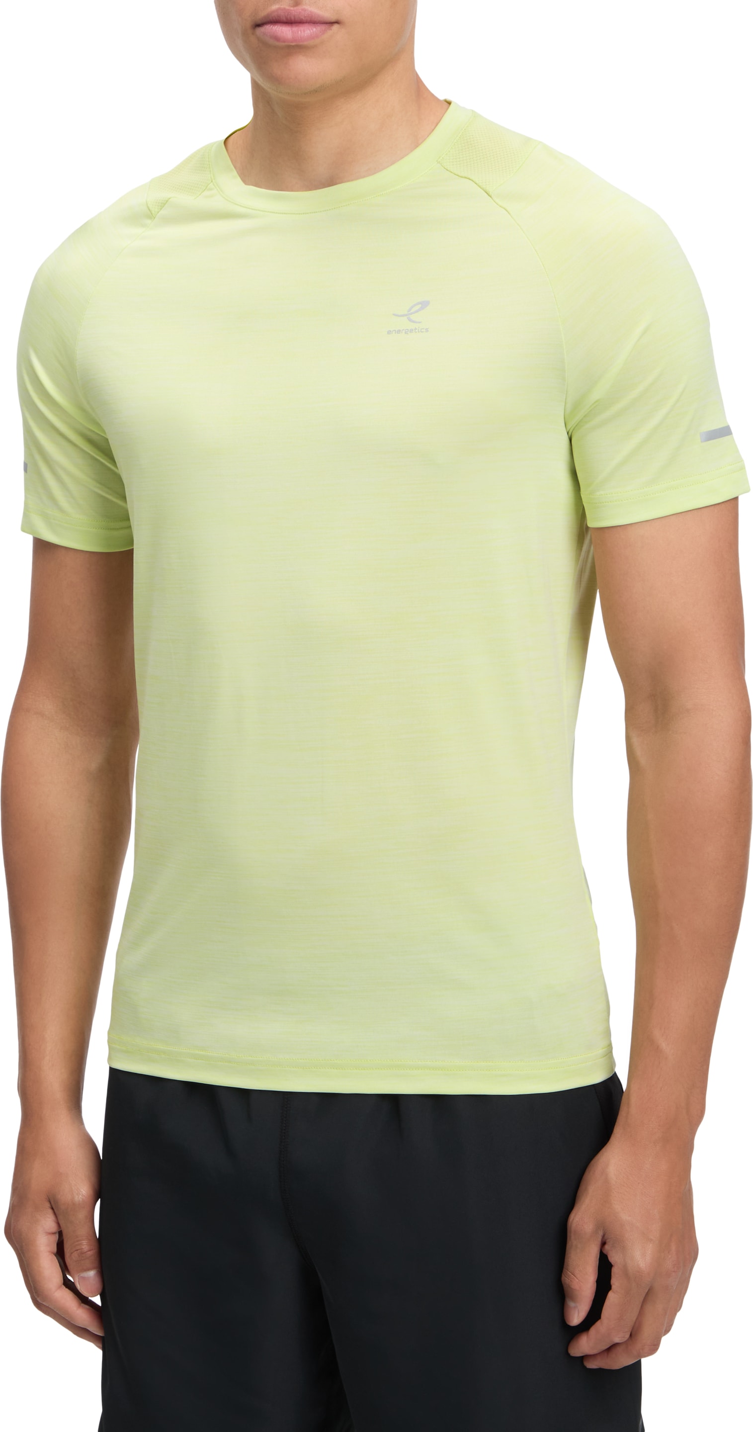 Energetics Laufshirt "HE.-T-SHIRT AILO SHORT SLEEVE M" mit kurzen Ärmeln, aus Polyester und Elasthan