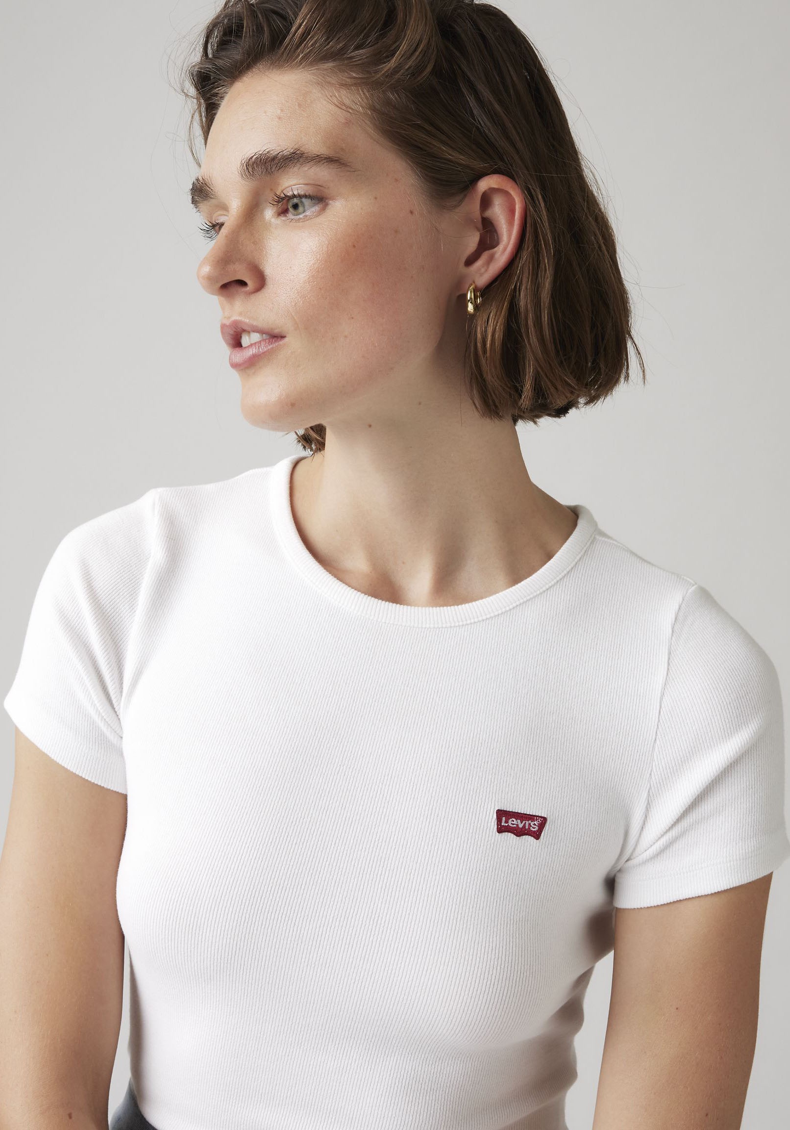 Levi's® T-Shirt »HAYES TEE« Feinripp- Qualität