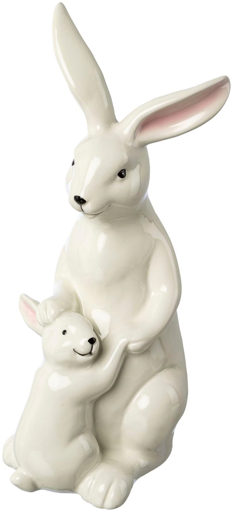 Osterhase »Osterdeko mit fröhlichem Gesicht«, Hase aus Keramik, Höhe 29 cm