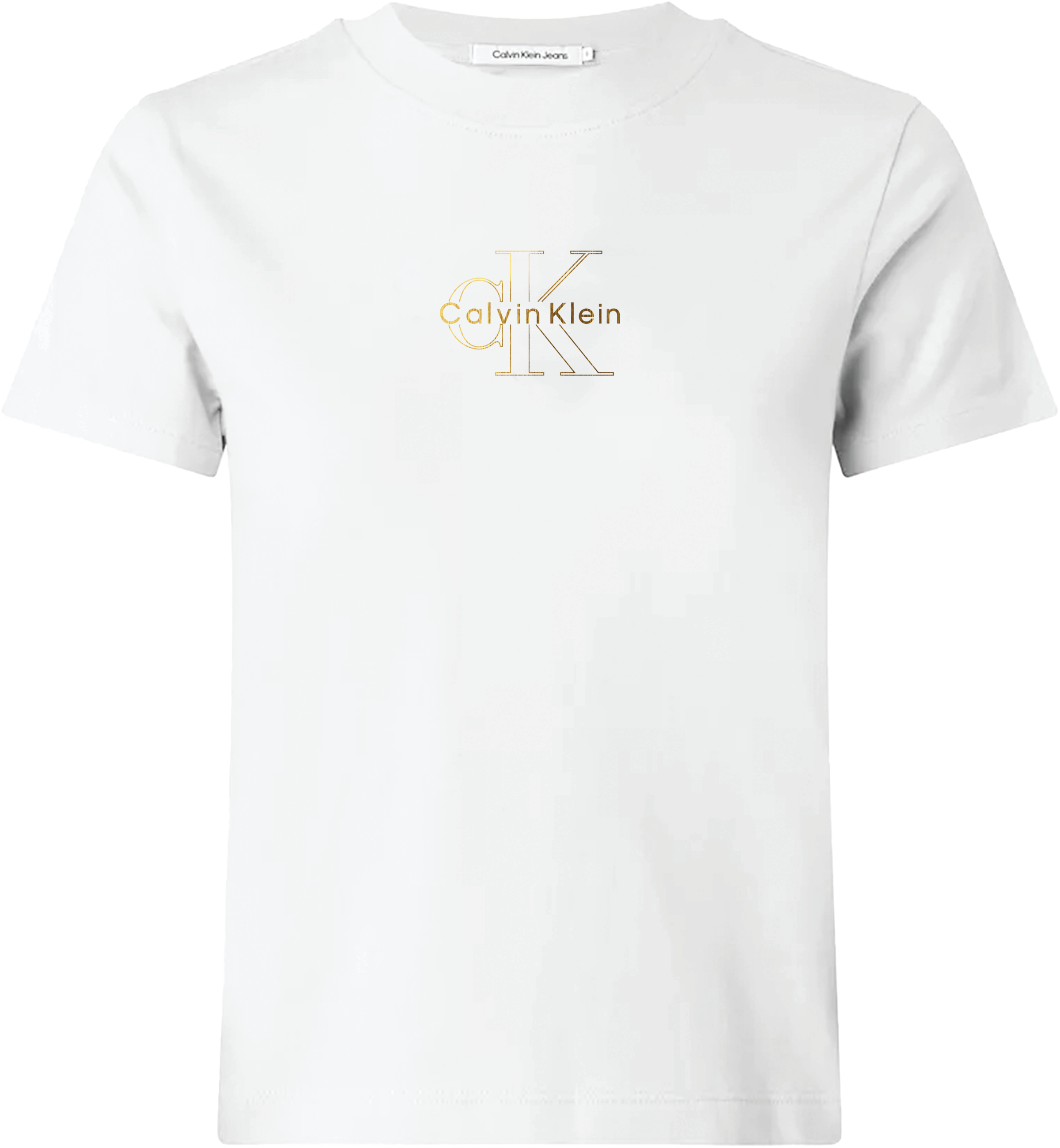 Calvin Klein Jeans T-Shirt "SS CLASSIC FOIL MONOLOGO TEE" Mit Metallic-Logo günstig online kaufen