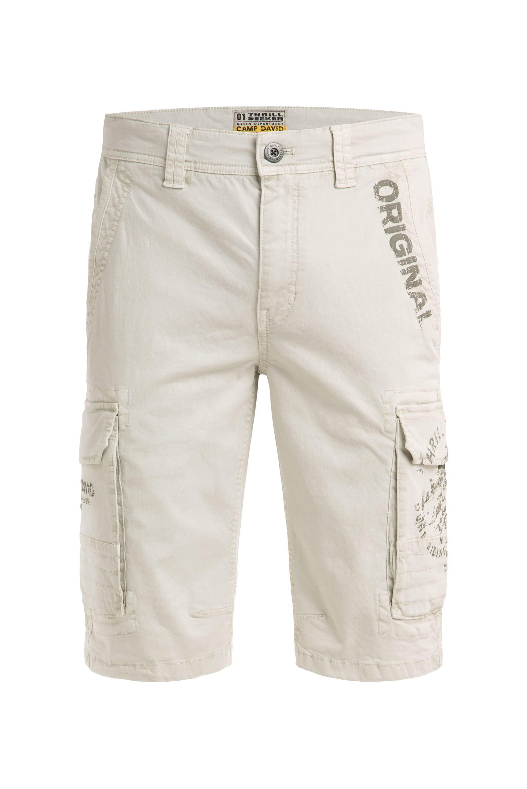 CAMP DAVID Shorts  mit Bindeband innen am Bund