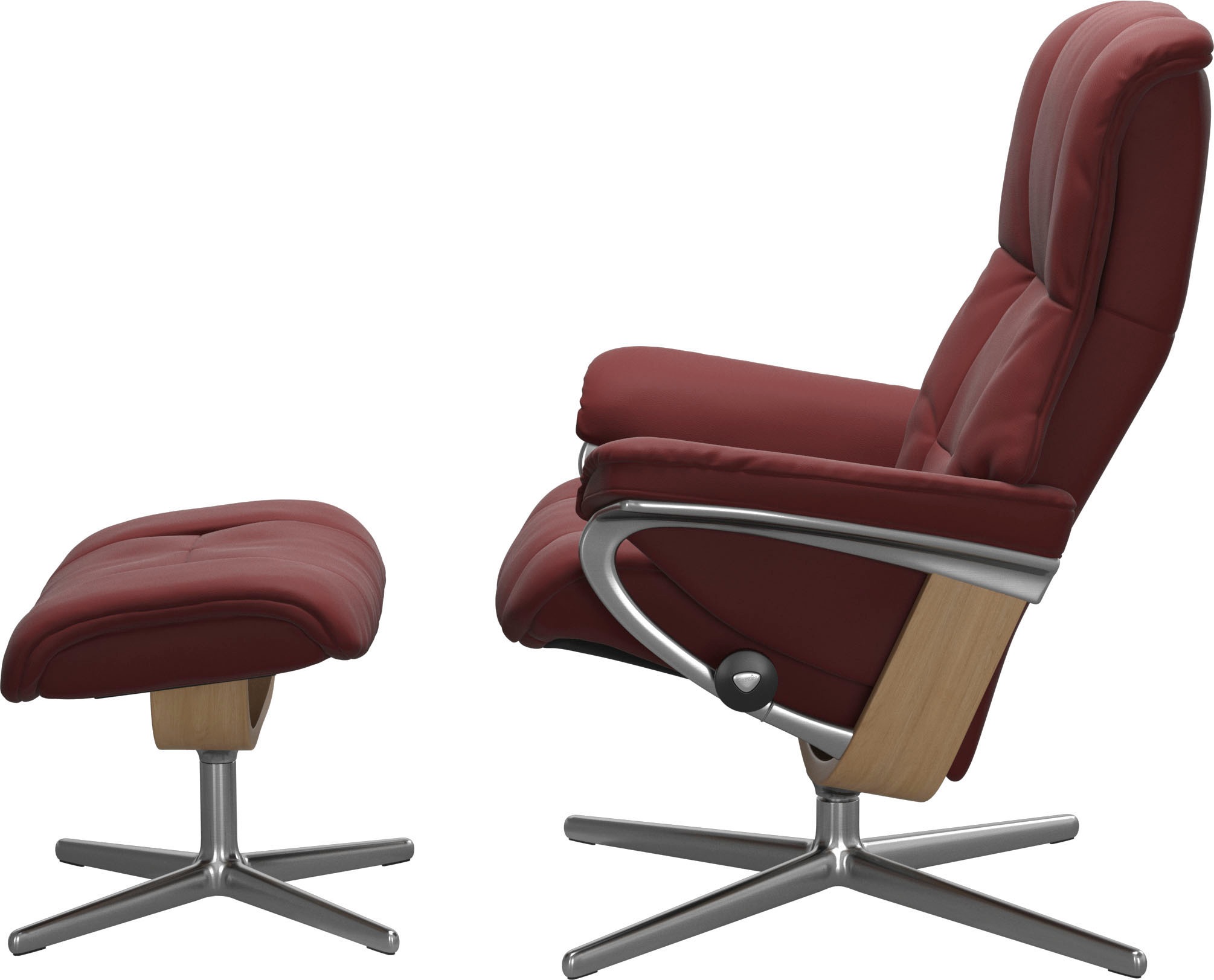 Stressless® Fußhocker »Mayfair«, mit Cross Base, Größe S, M & L, Holzakzent Eiche